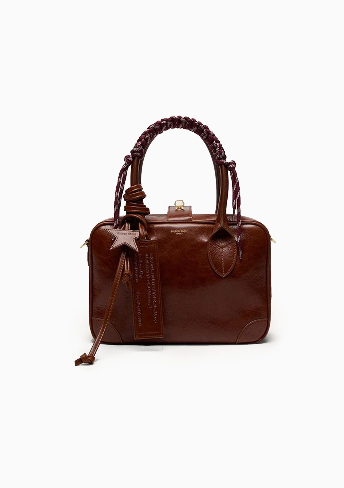 Vita Leather Bag With Charms | Light Brown