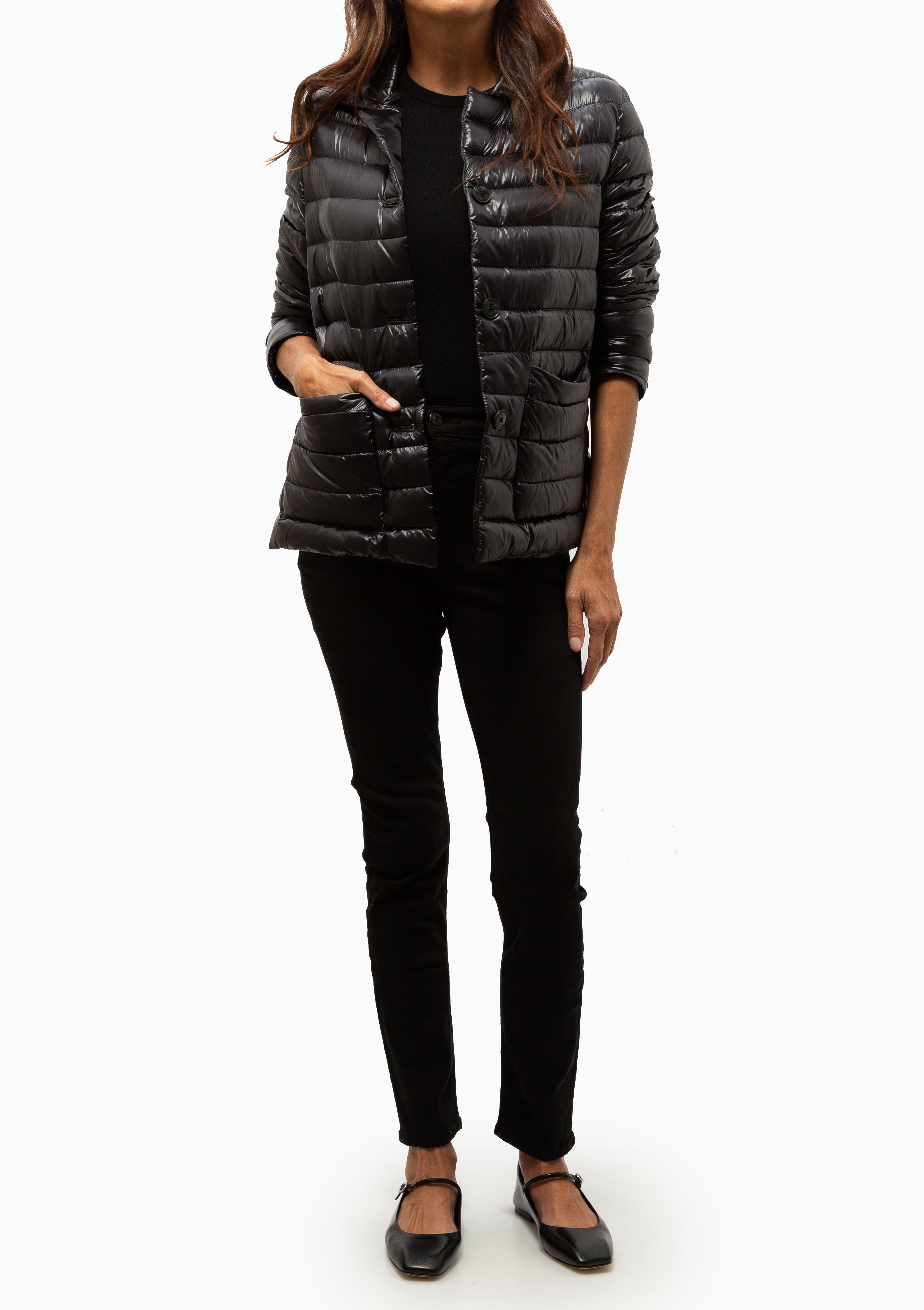 Herno | Nylon Ultralight Blazer | Black