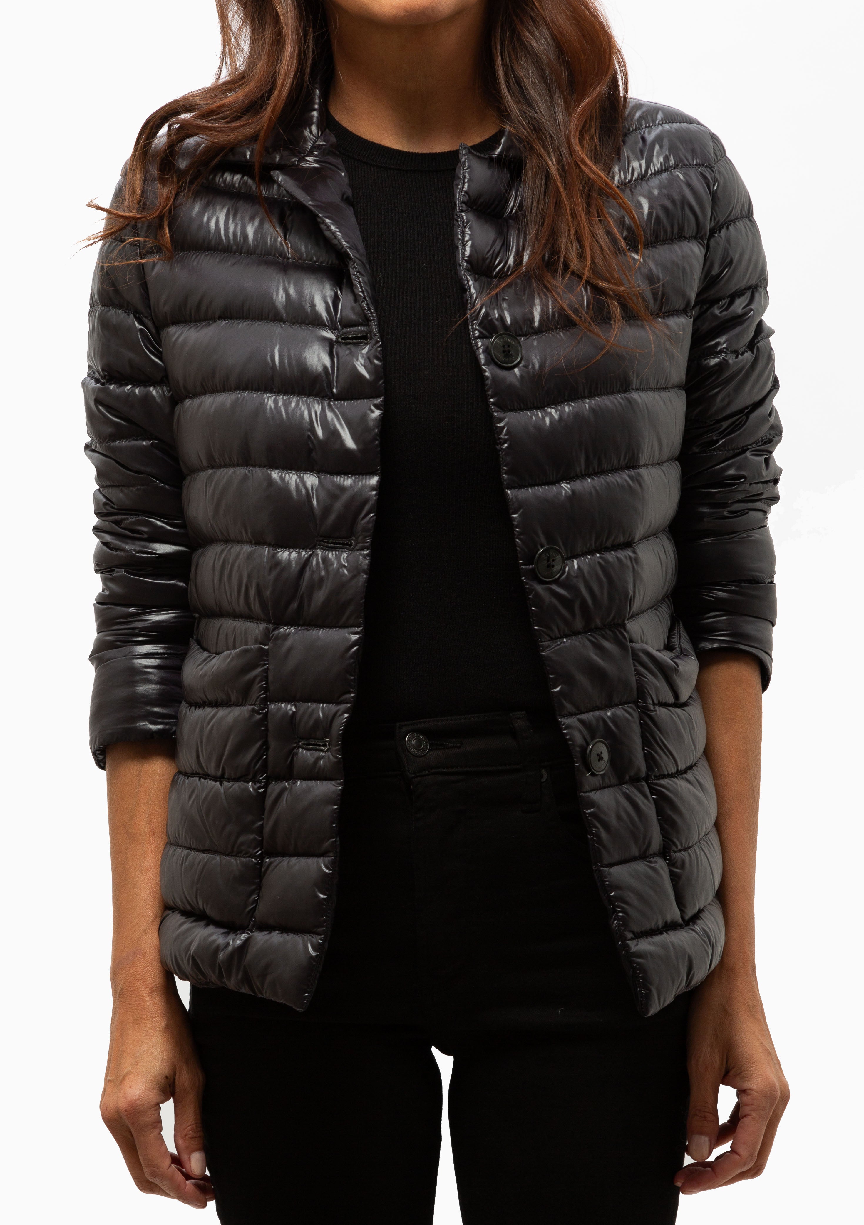 Herno | Nylon Ultralight Blazer | Black