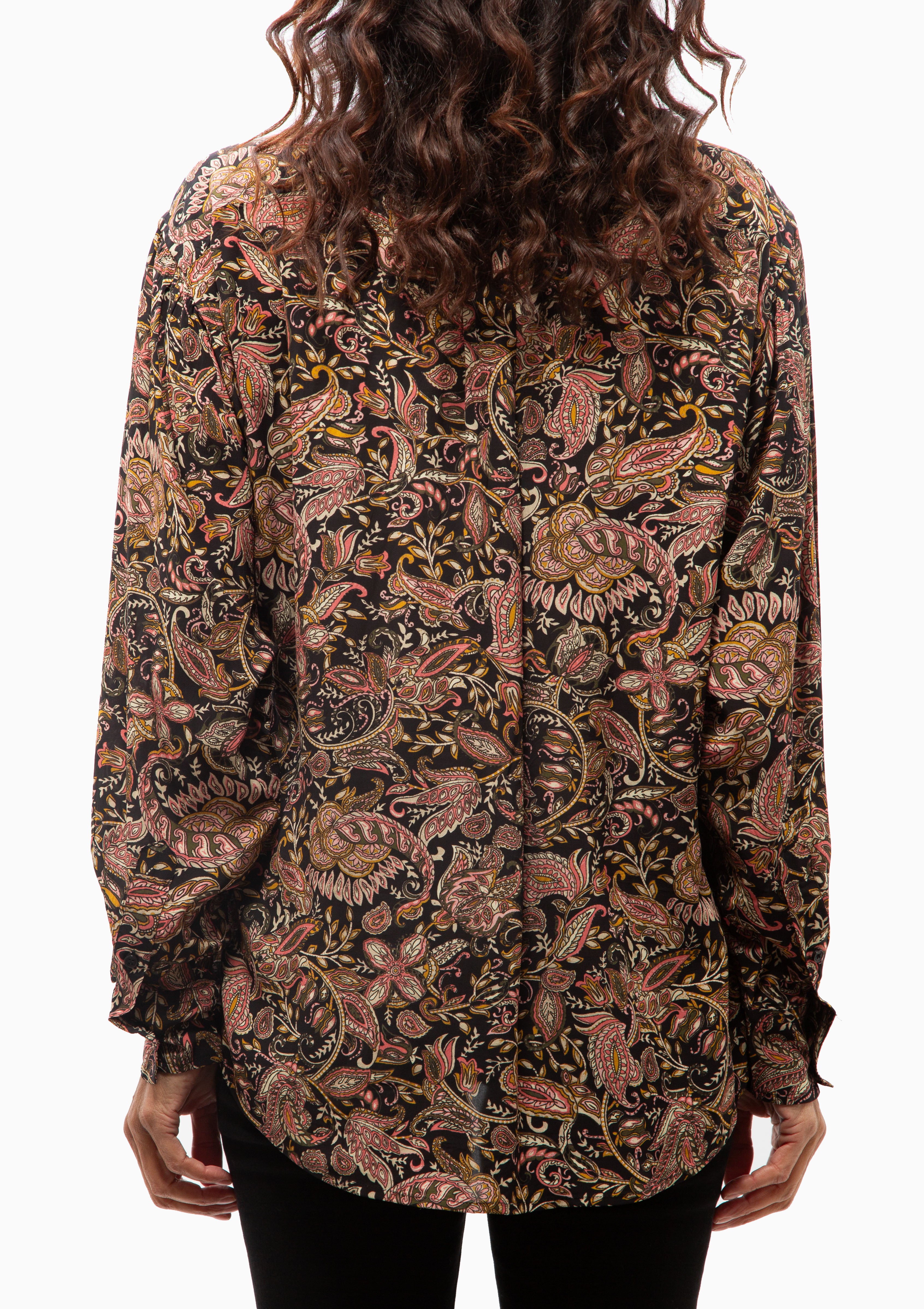 Catchell Shirt | Black/Ochre