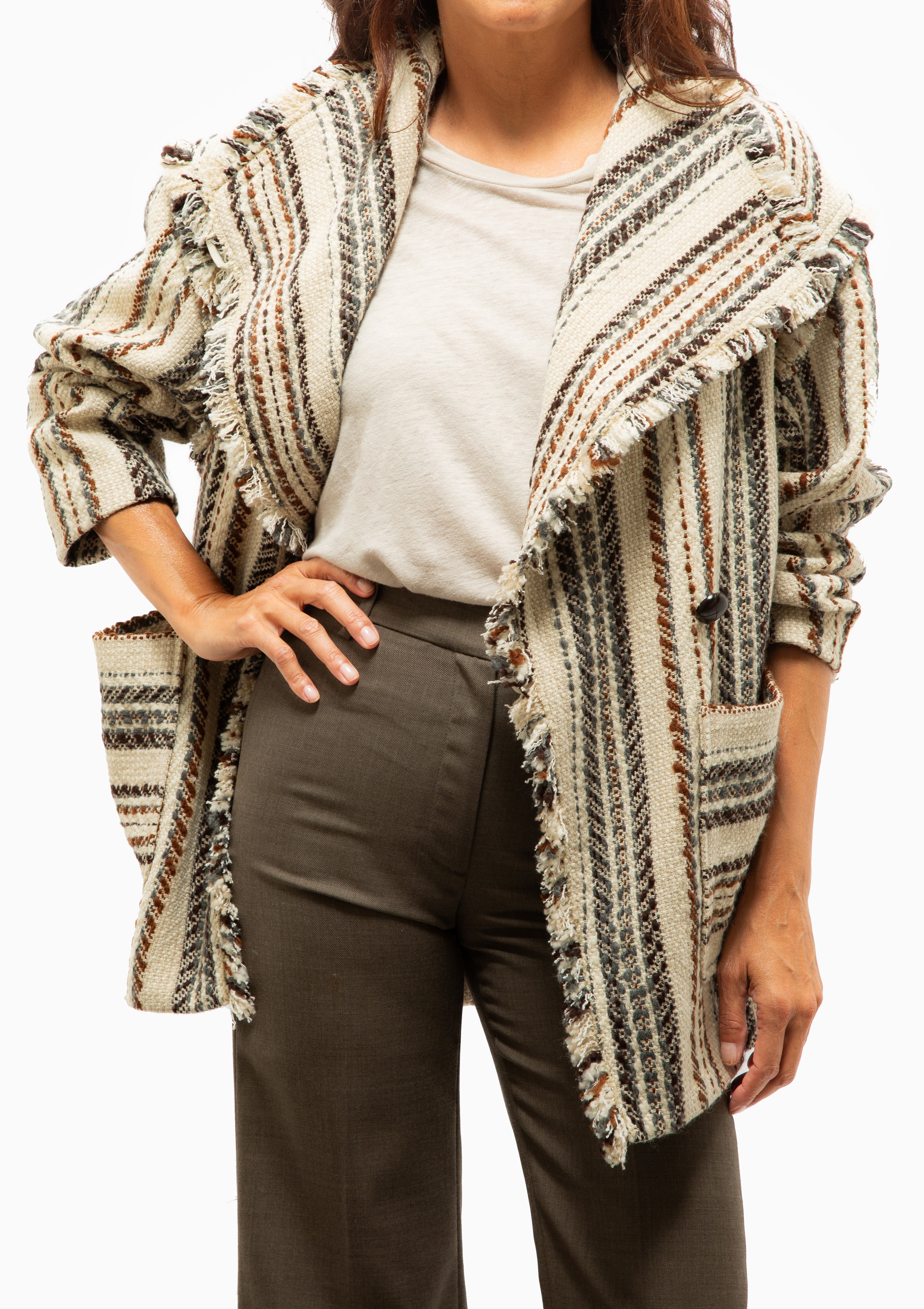 Illisa Coat | Ecru