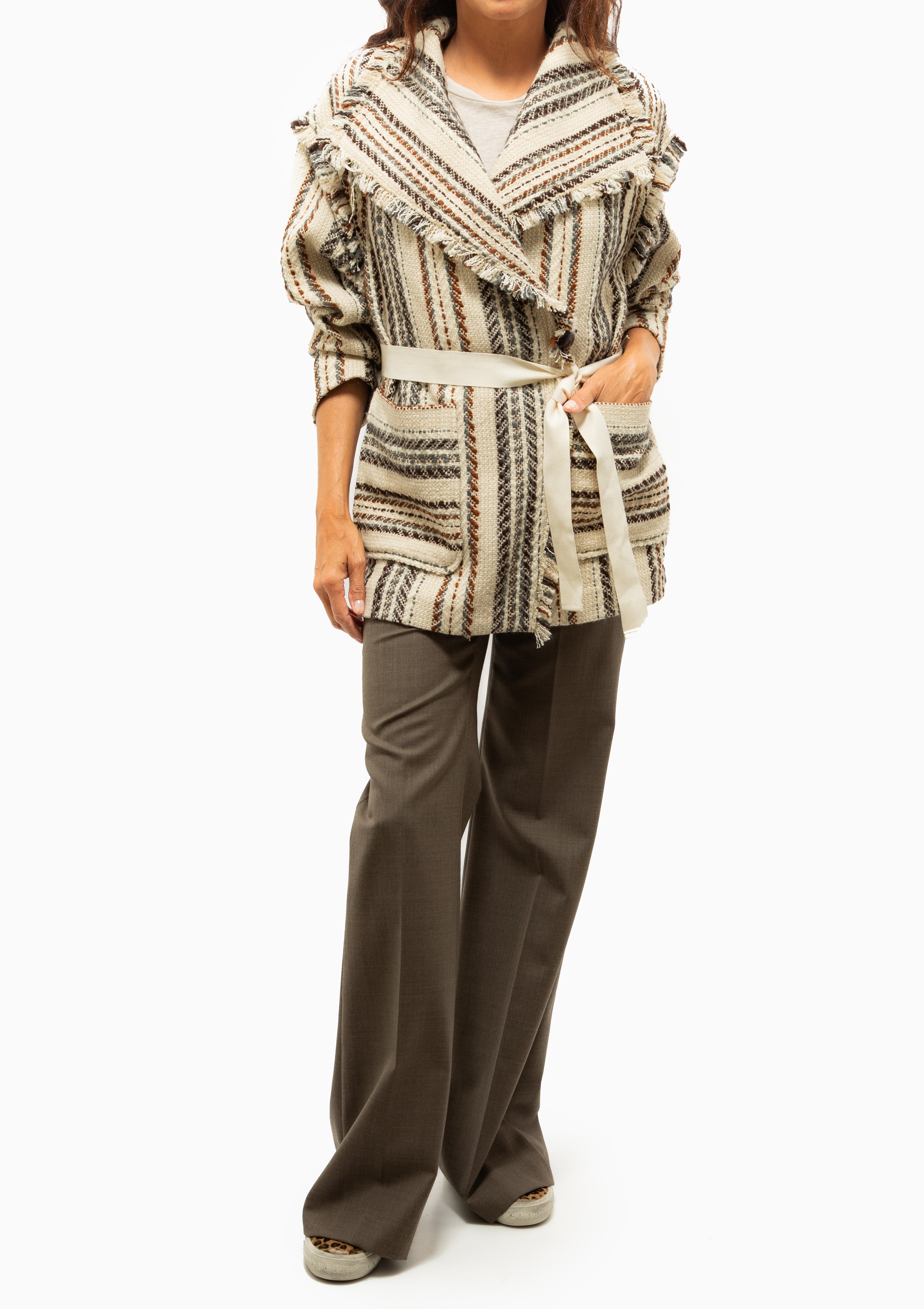 Illisa Coat | Ecru