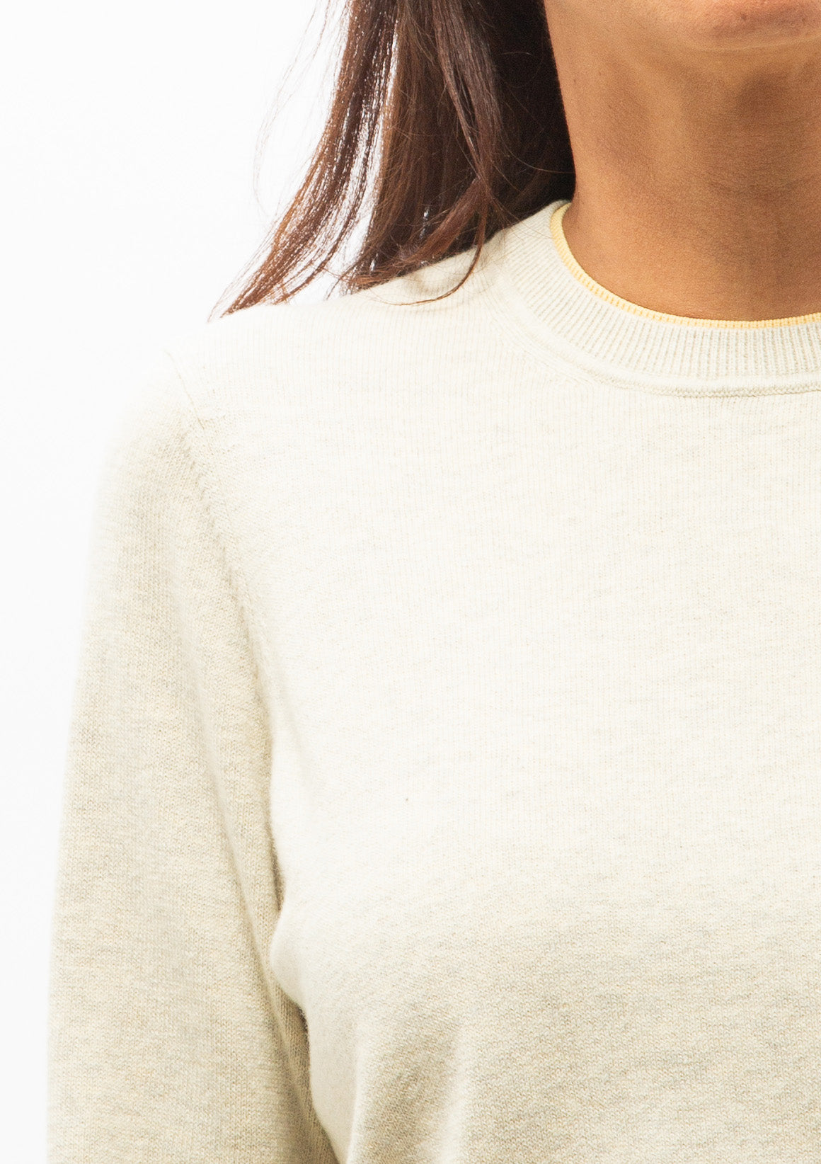 Lanta Pullover | Light Grey/Light Yellow