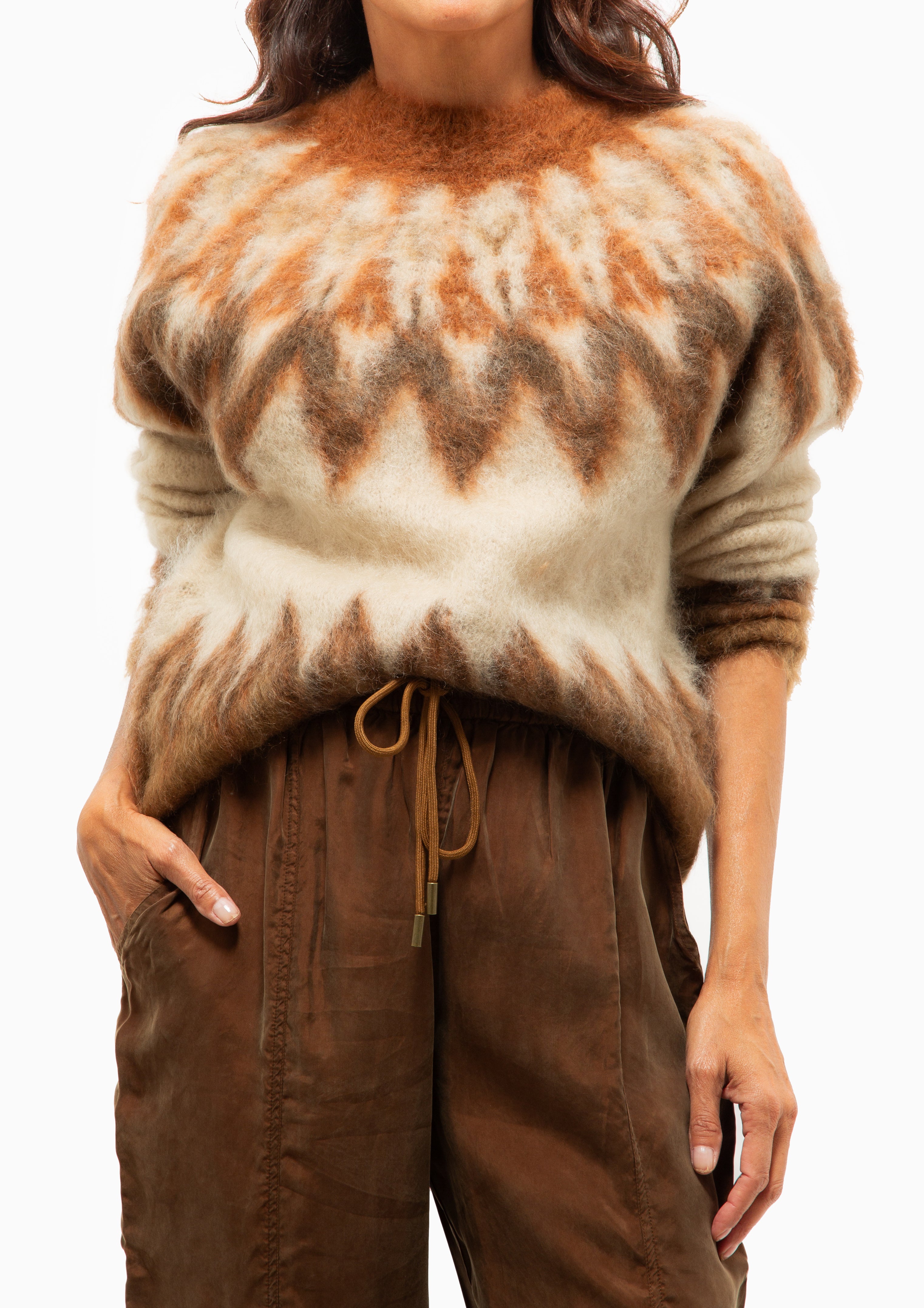 Natania Pullover | Rust
