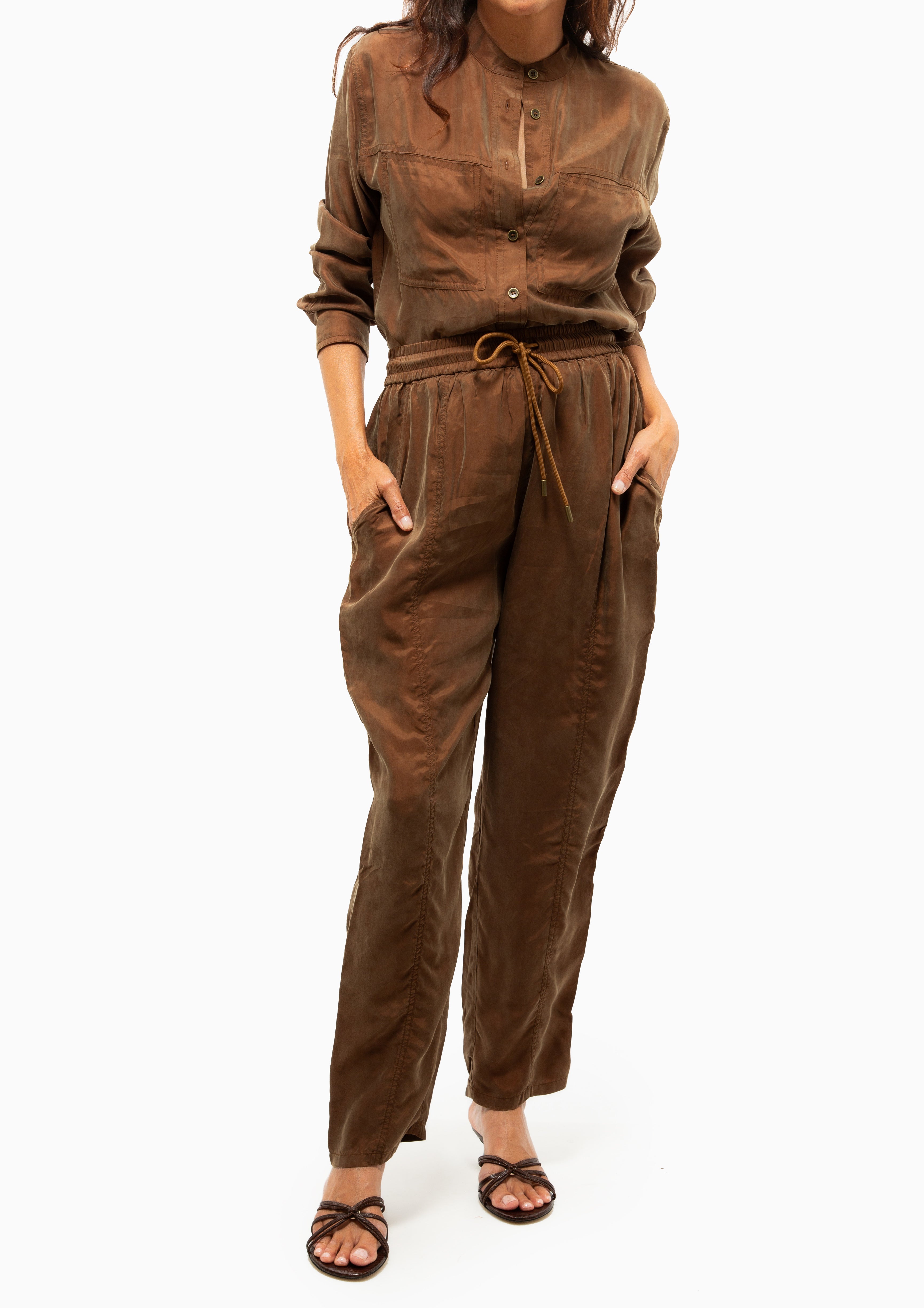 Zaylee Pants | Tobacco