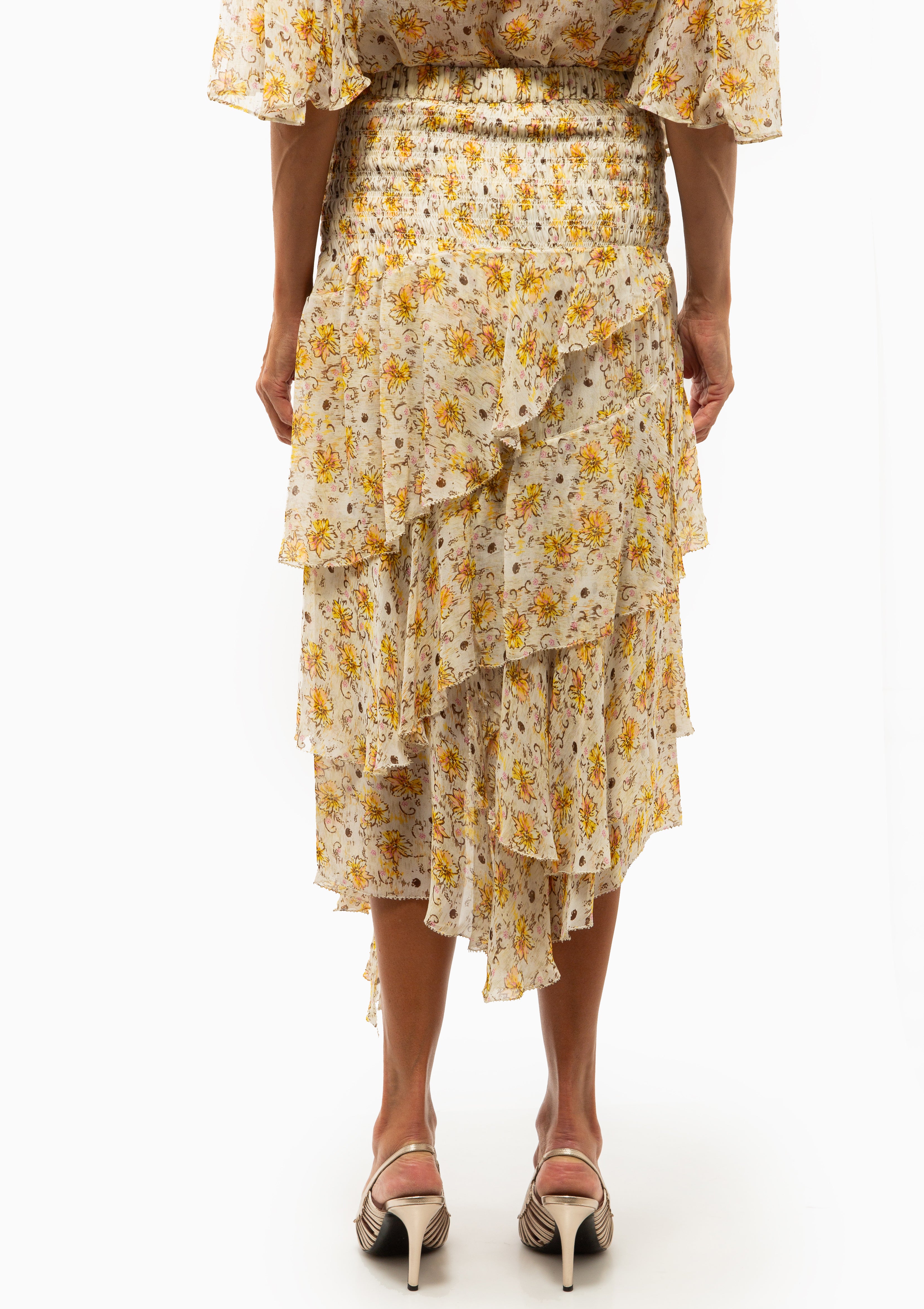 Brigitte Skirt | Light Yellow/Ecru