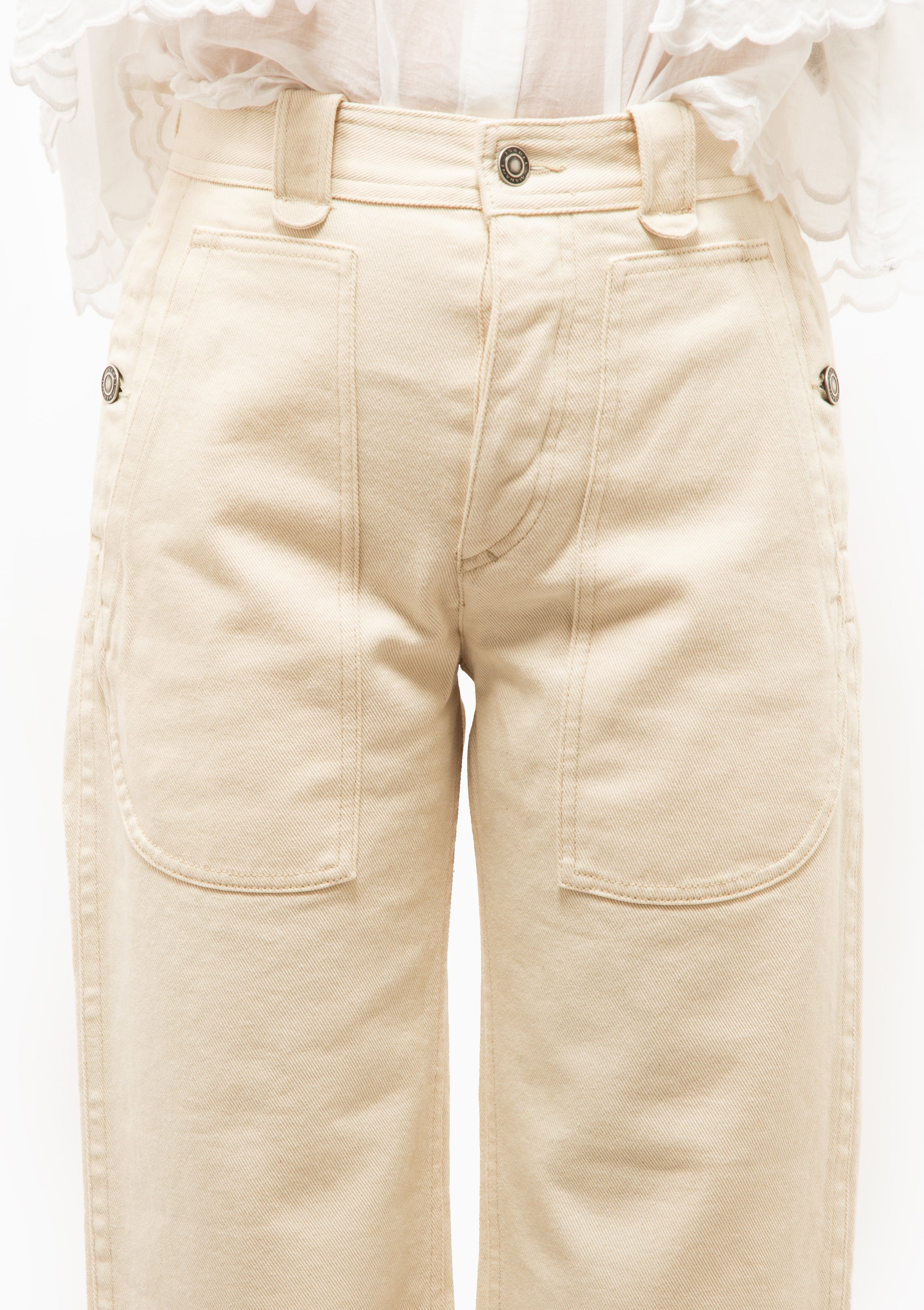 Ermina Pants | Ecru