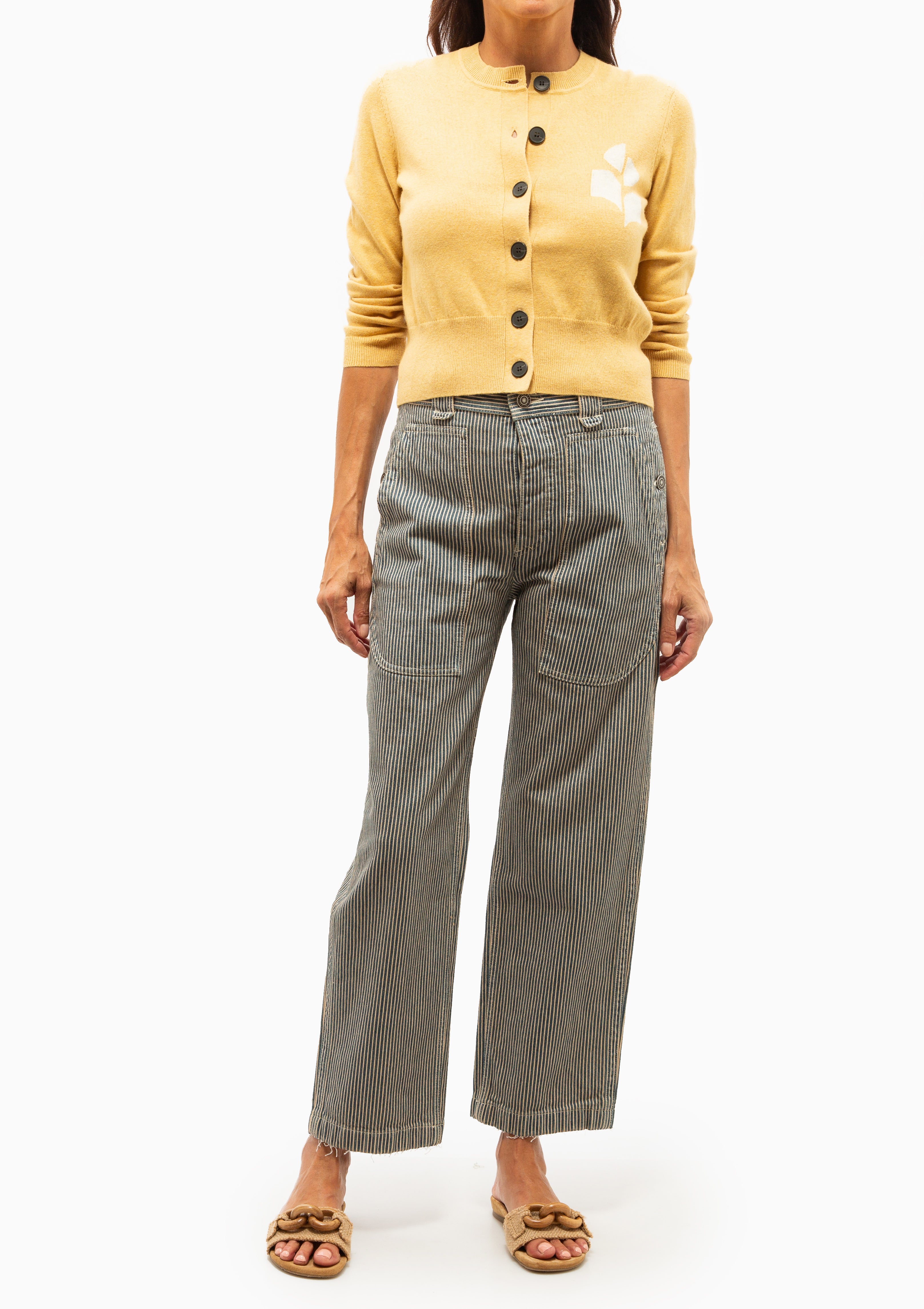 Newton Cardigan | Mustard