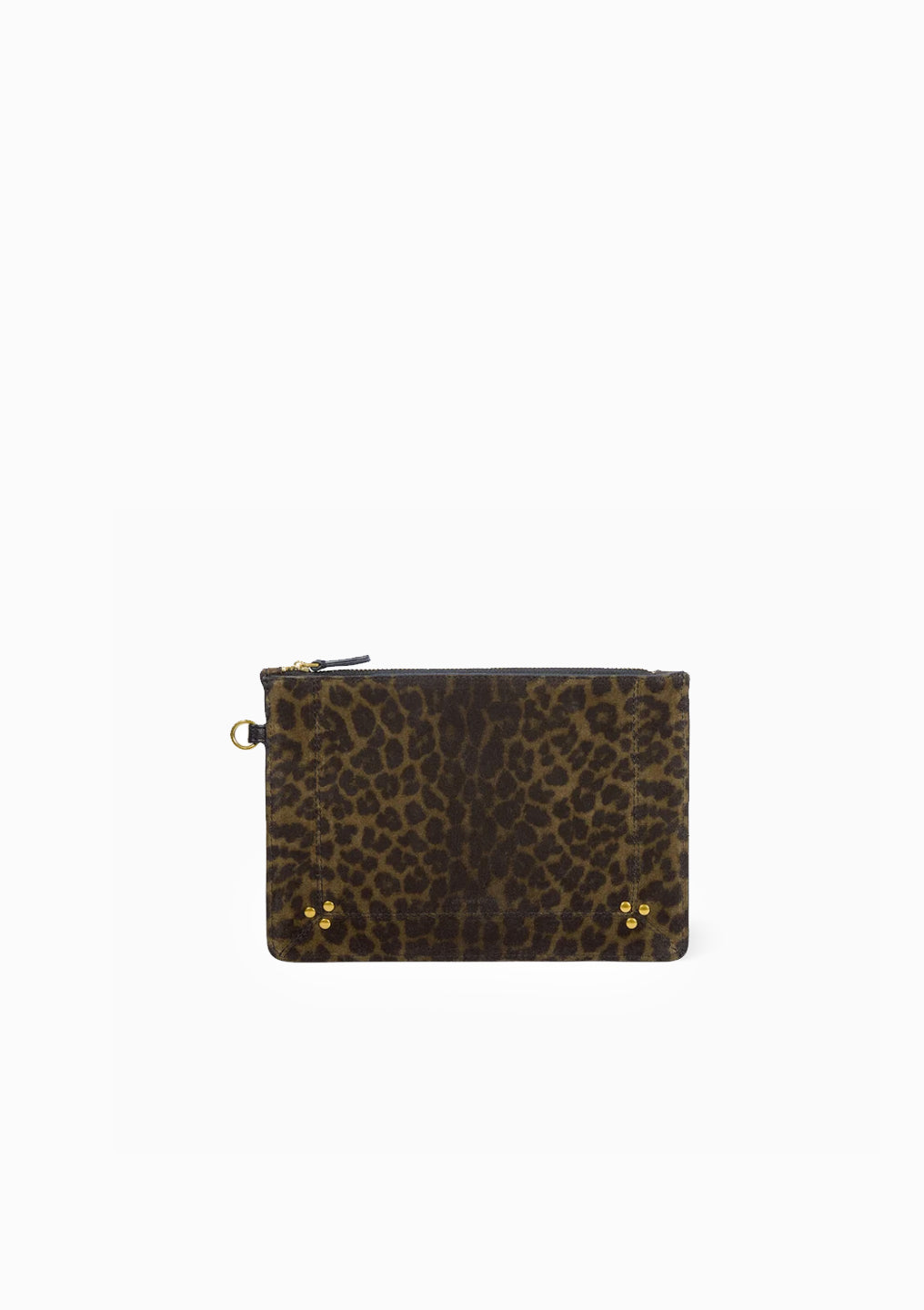 Popoche M | Imprime Leopard Kaki Split Suede