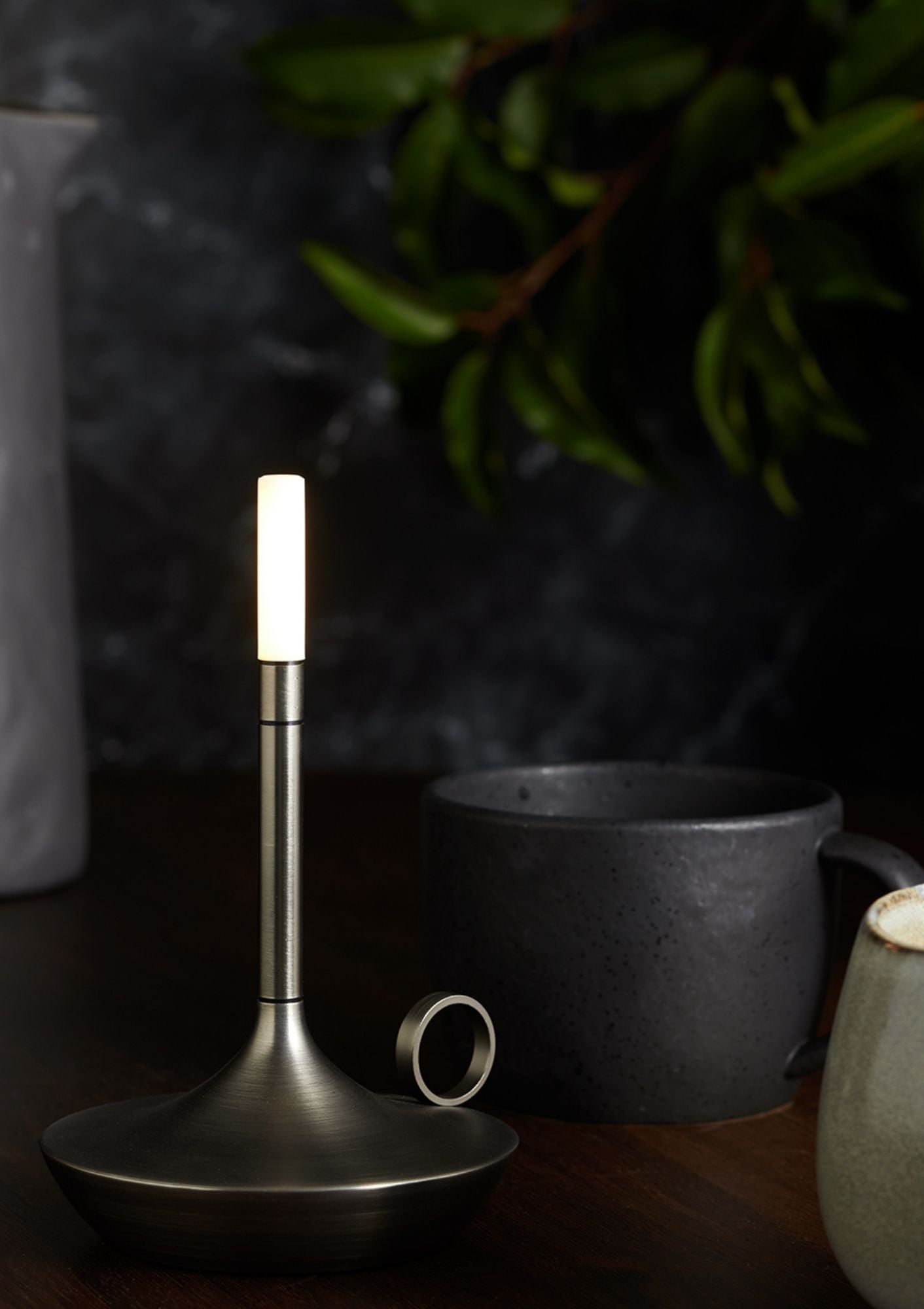 Wick S Portable Table Lamp | Graphite