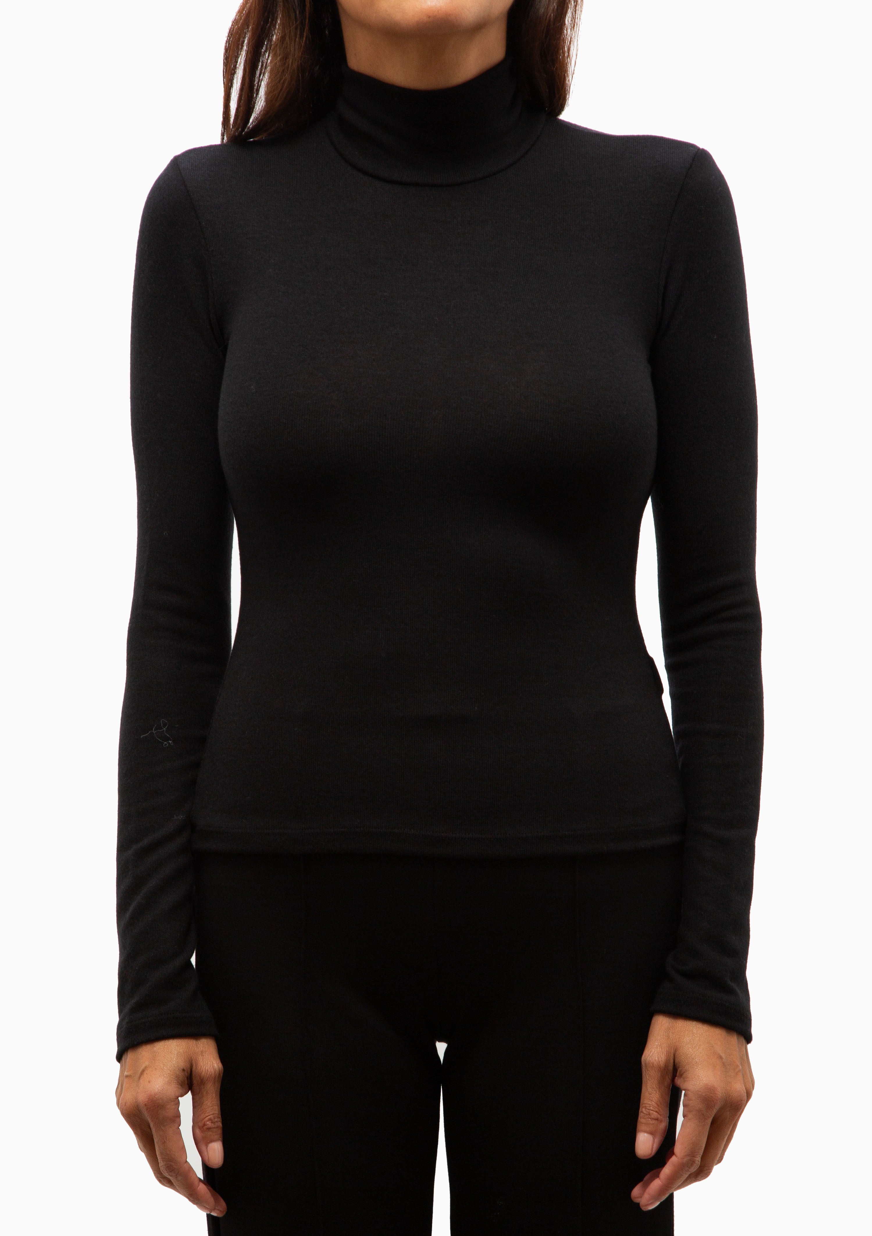 Lauren Long Sleeve Turtleneck | Black