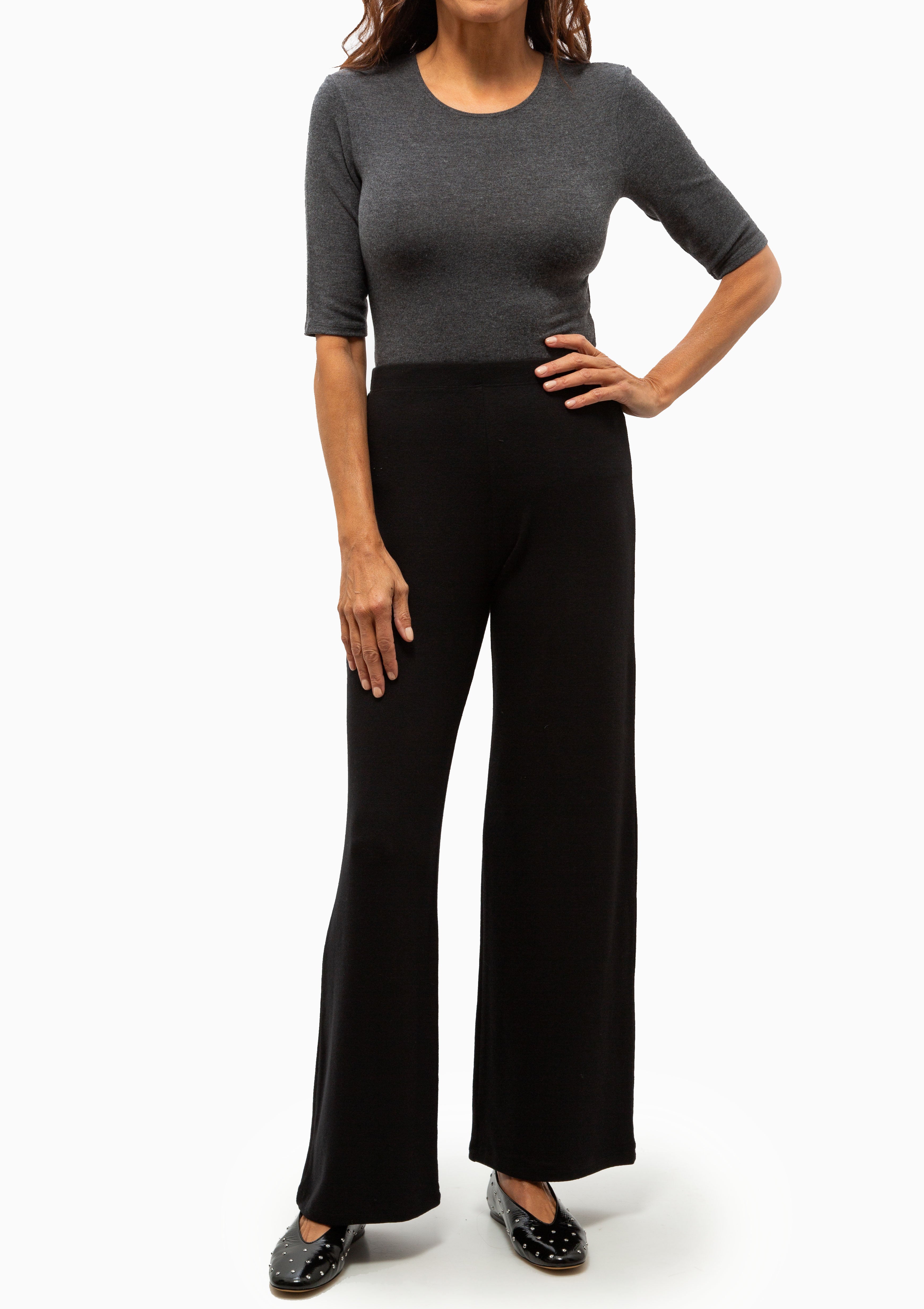 Lauren Mid Sleeve Tee | Charcoal