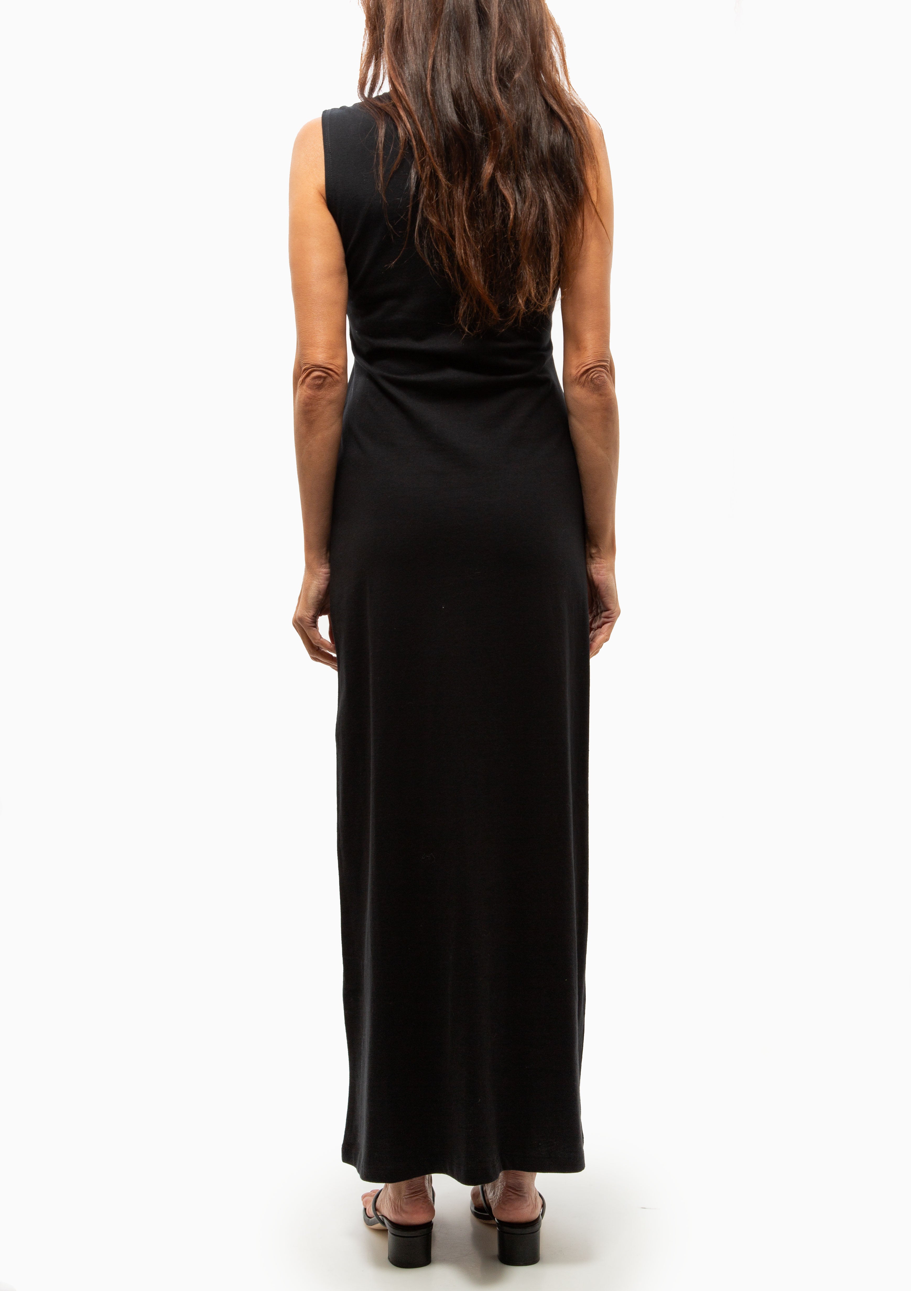Margo Sleeveless Maxi Dress | Black