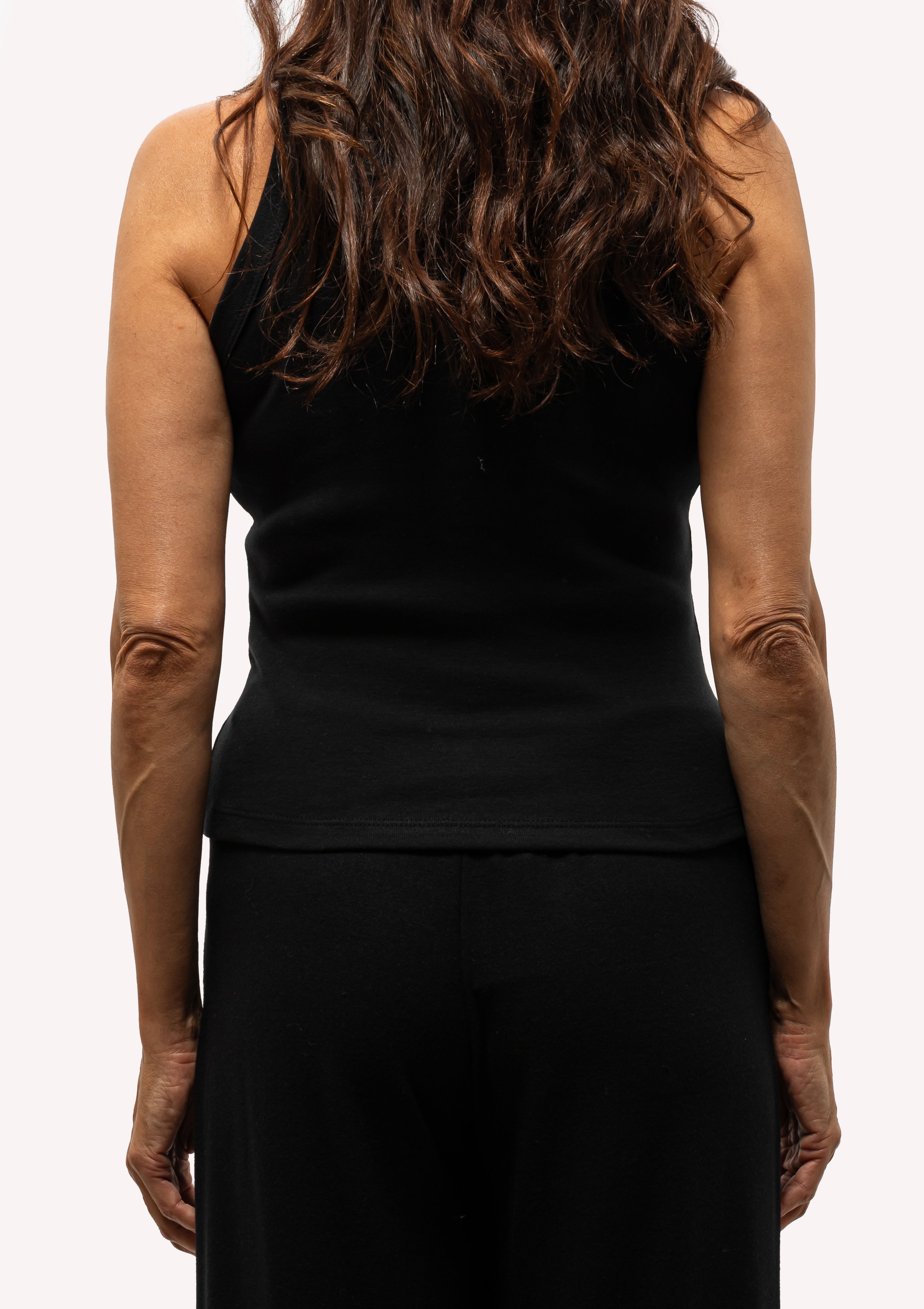Nando High Neck Tank | Black