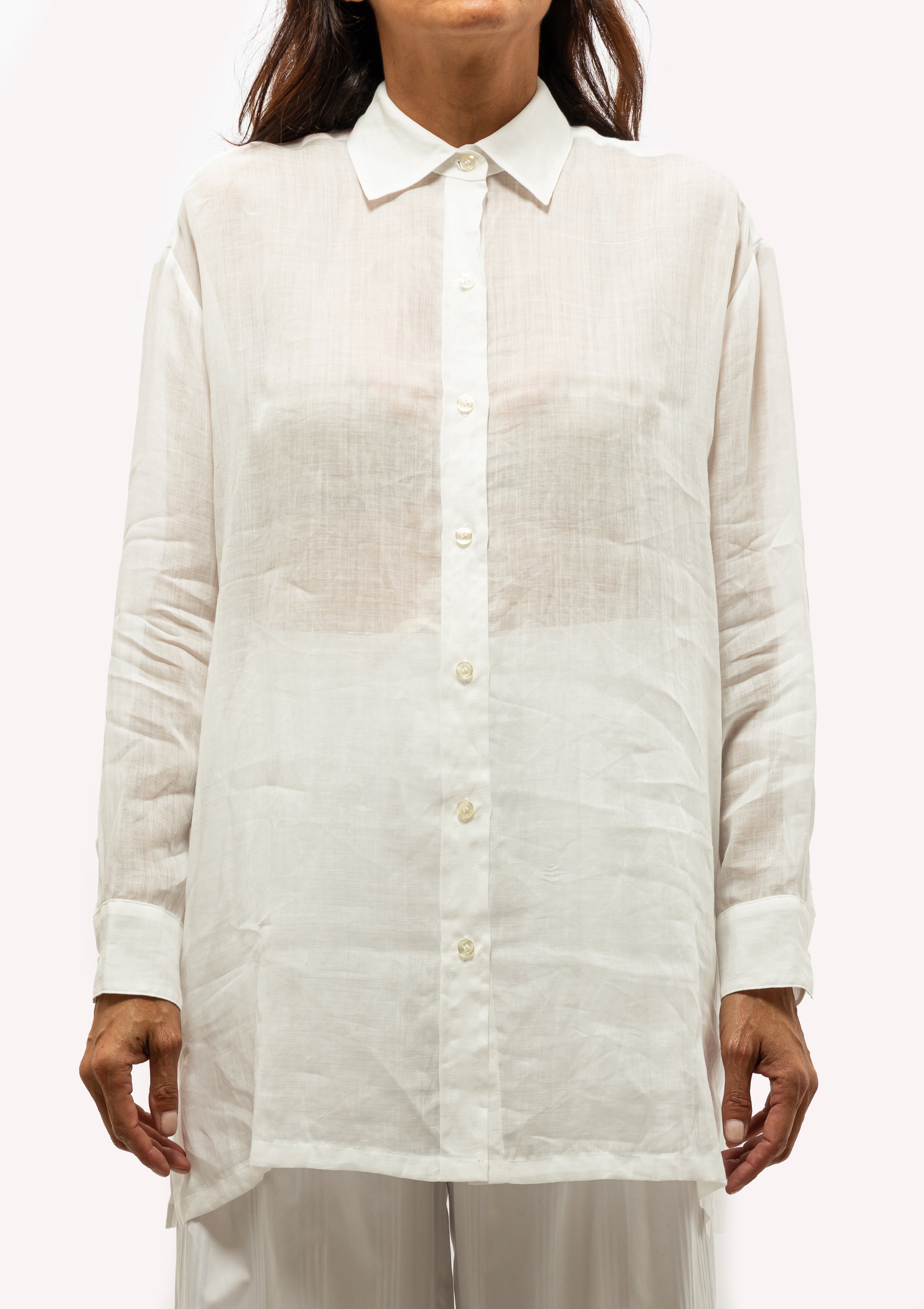 Niko Oversized Button Down | Parchment