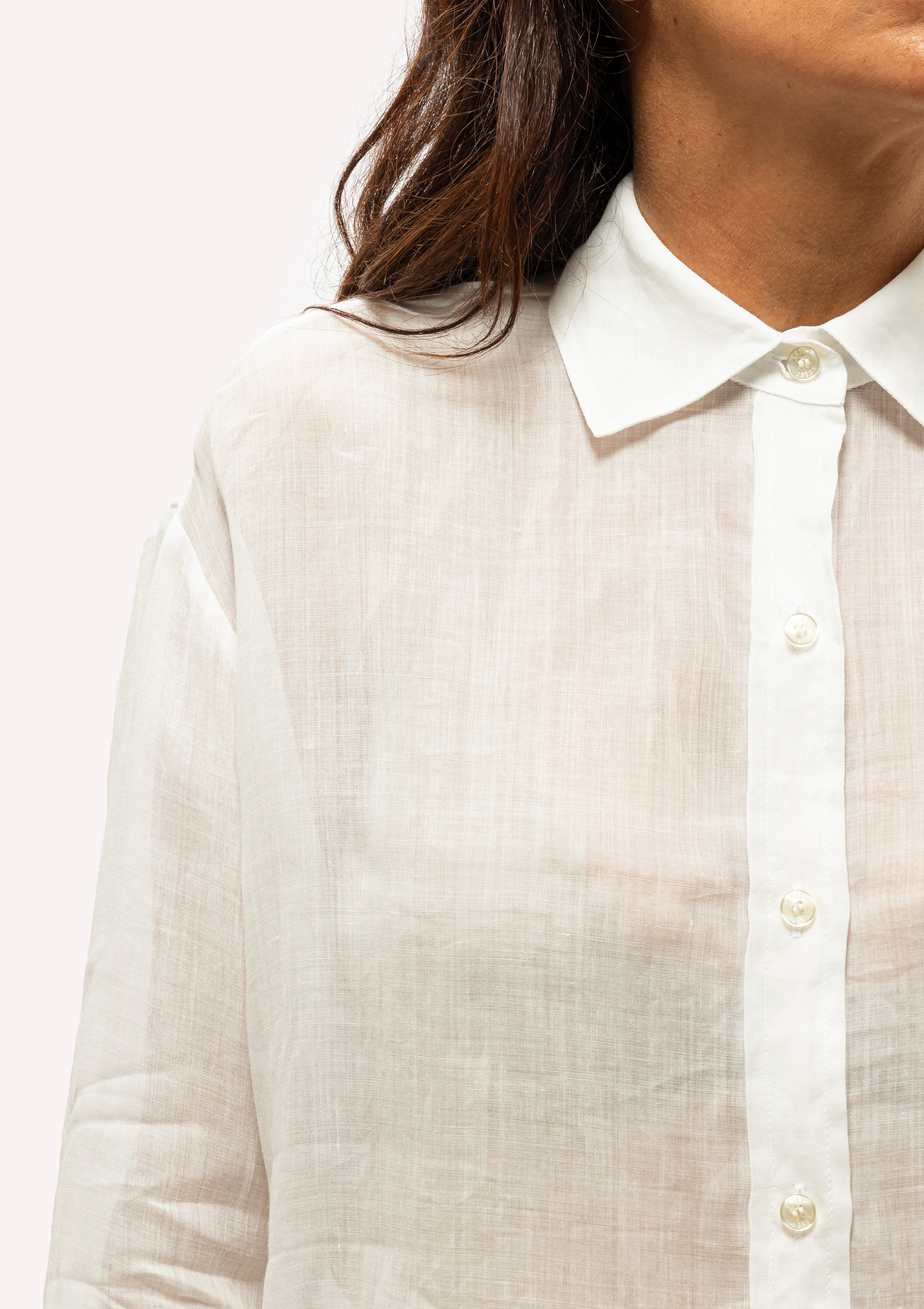 Niko Oversized Button Down | Parchment