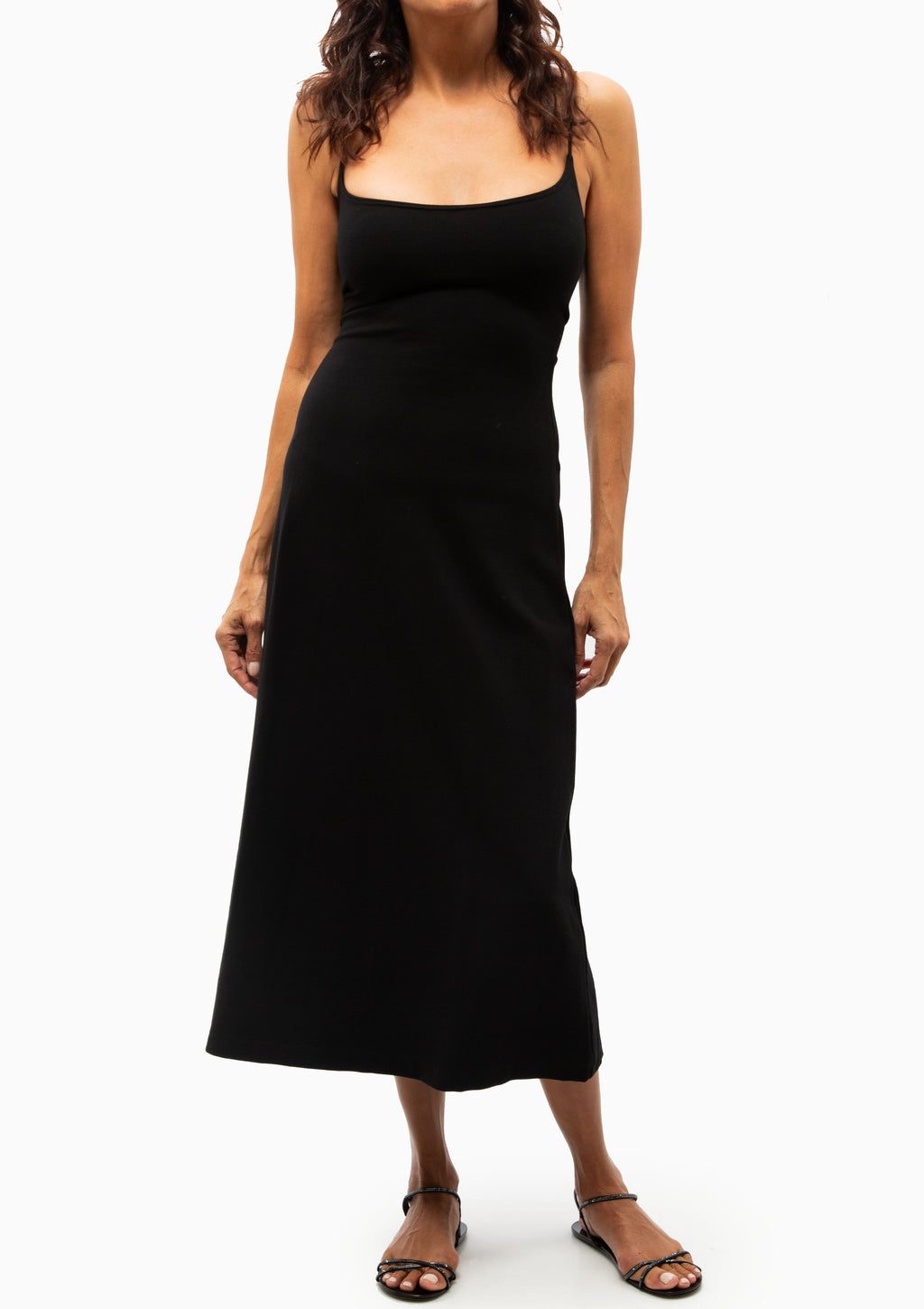black tank maxi dress Leset | Rio Maxi Tank Dress