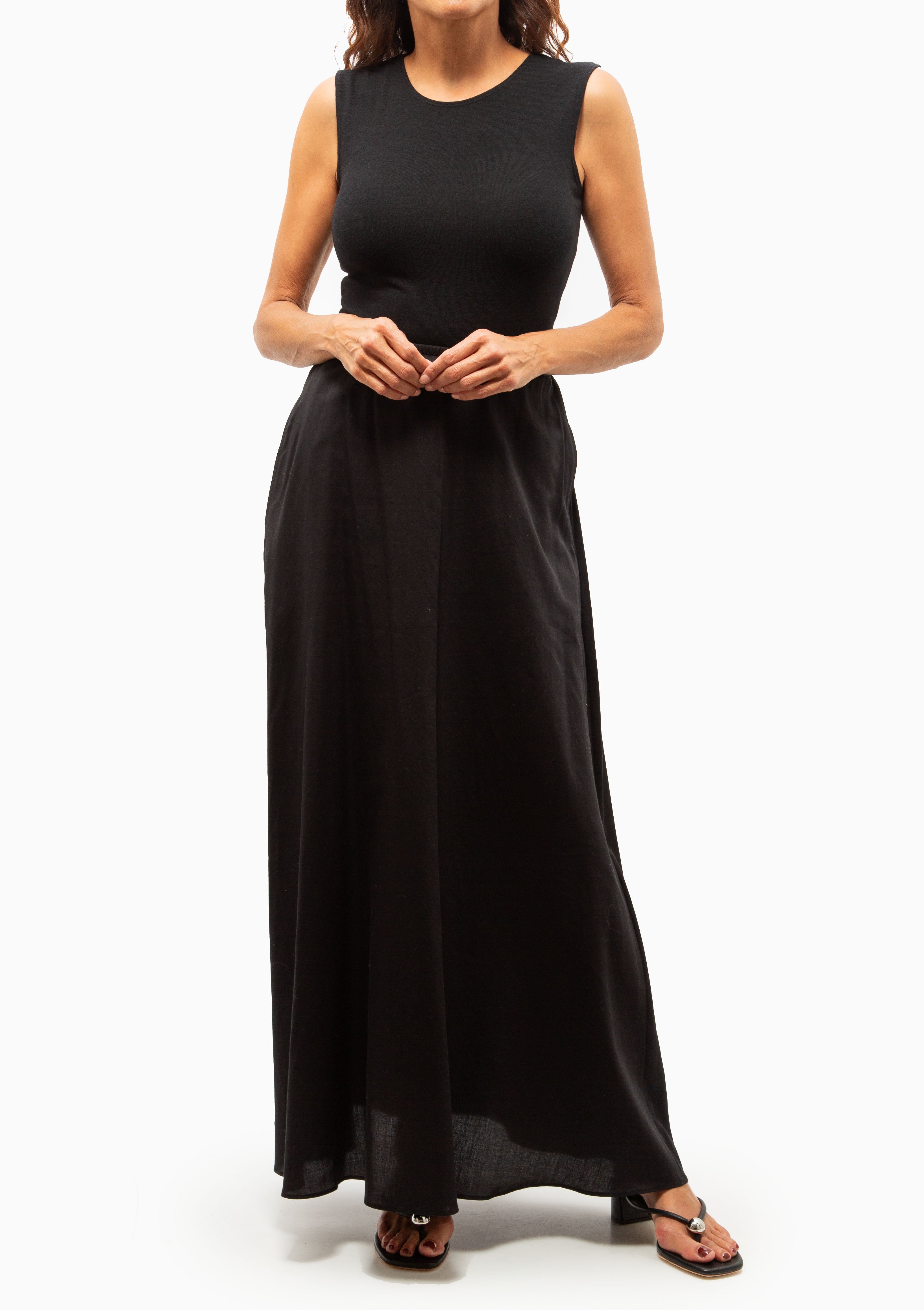 Yoko Maxi Skirt | Black