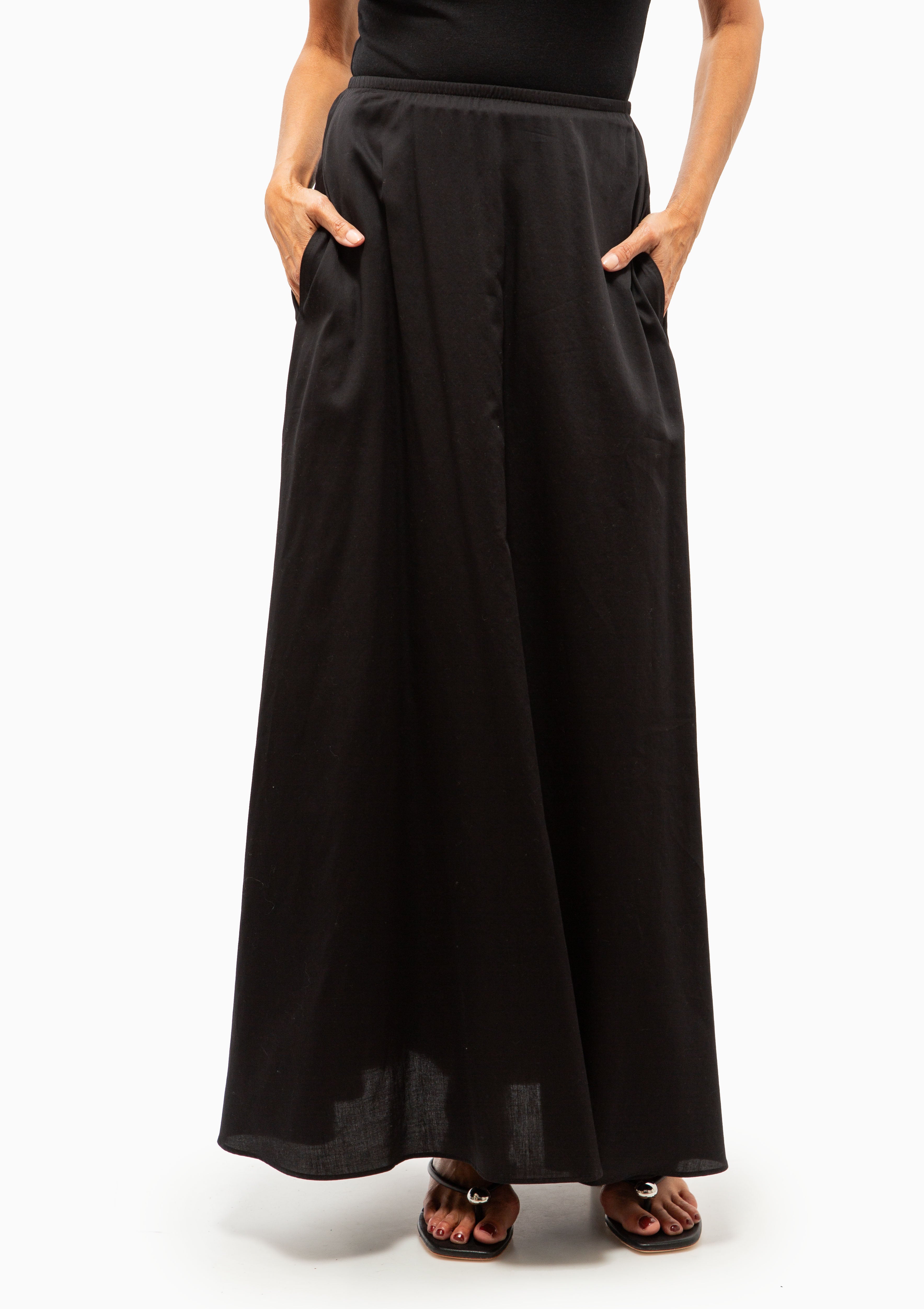 Leset | Yoko Maxi Skirt | Black