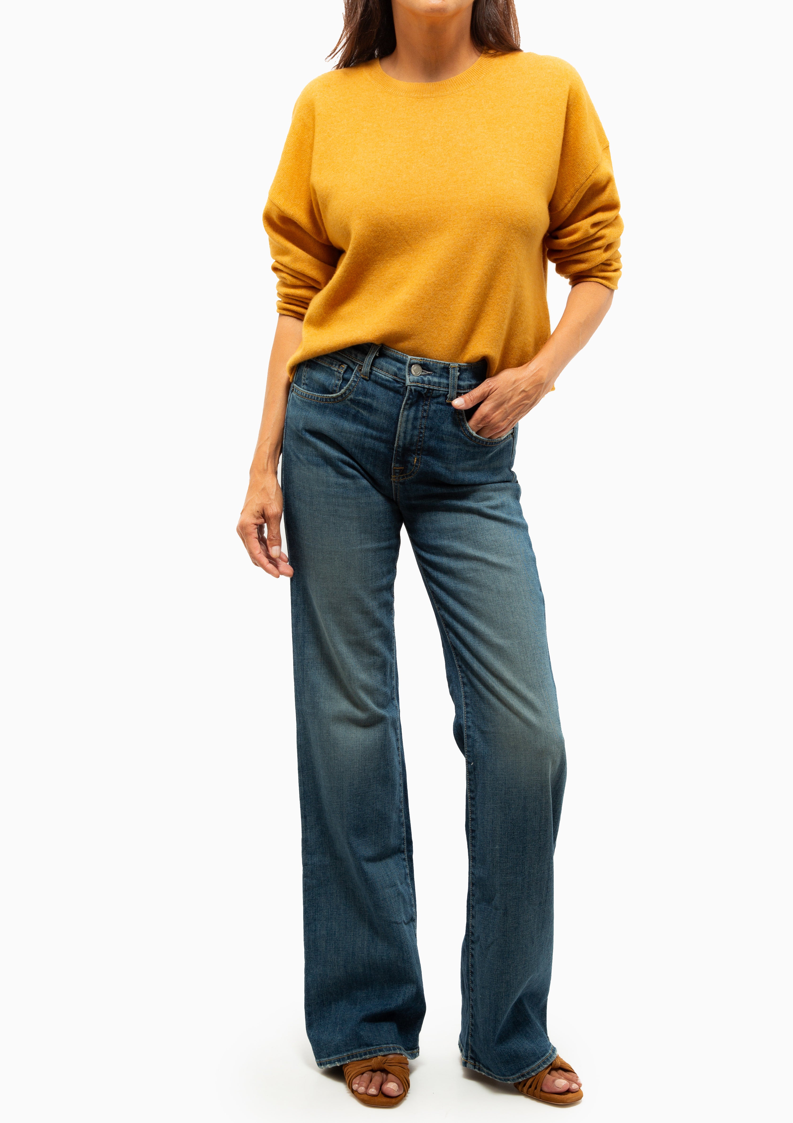 Zoe Crew | Mustard
