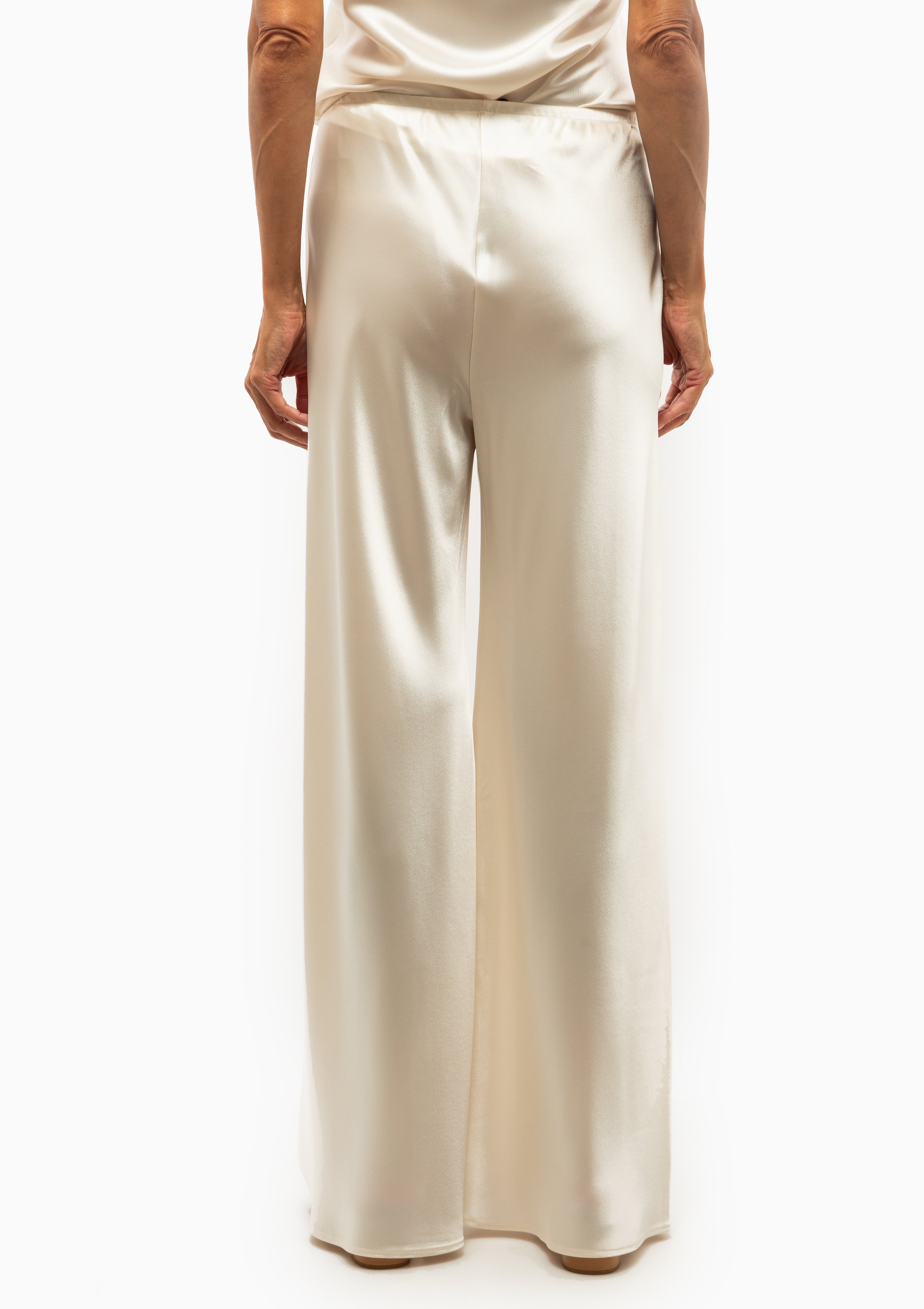 Barb Bias Pant | Creme