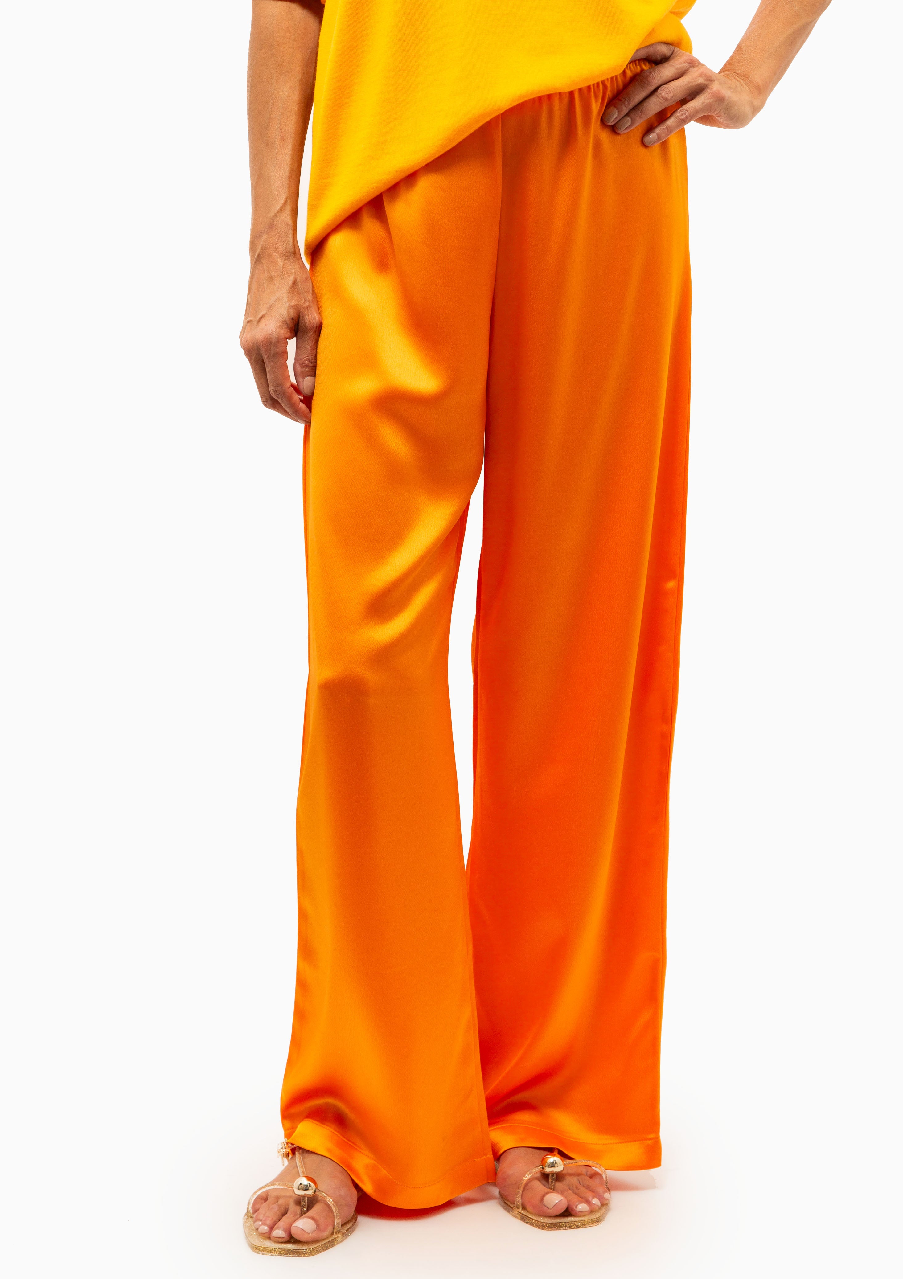 Barb Wide Leg Pant | Mandarine