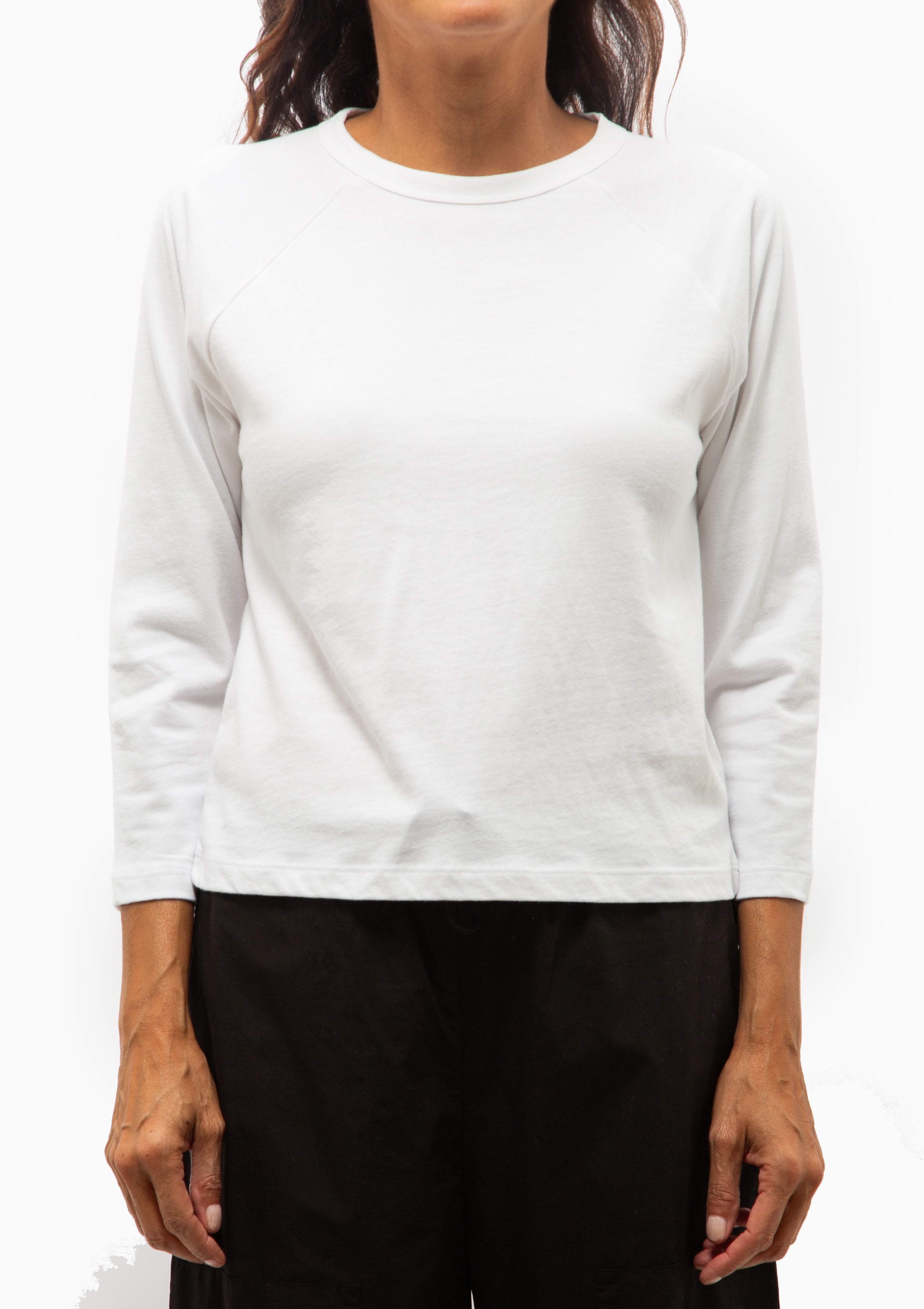 Margo Baseball Tee | White