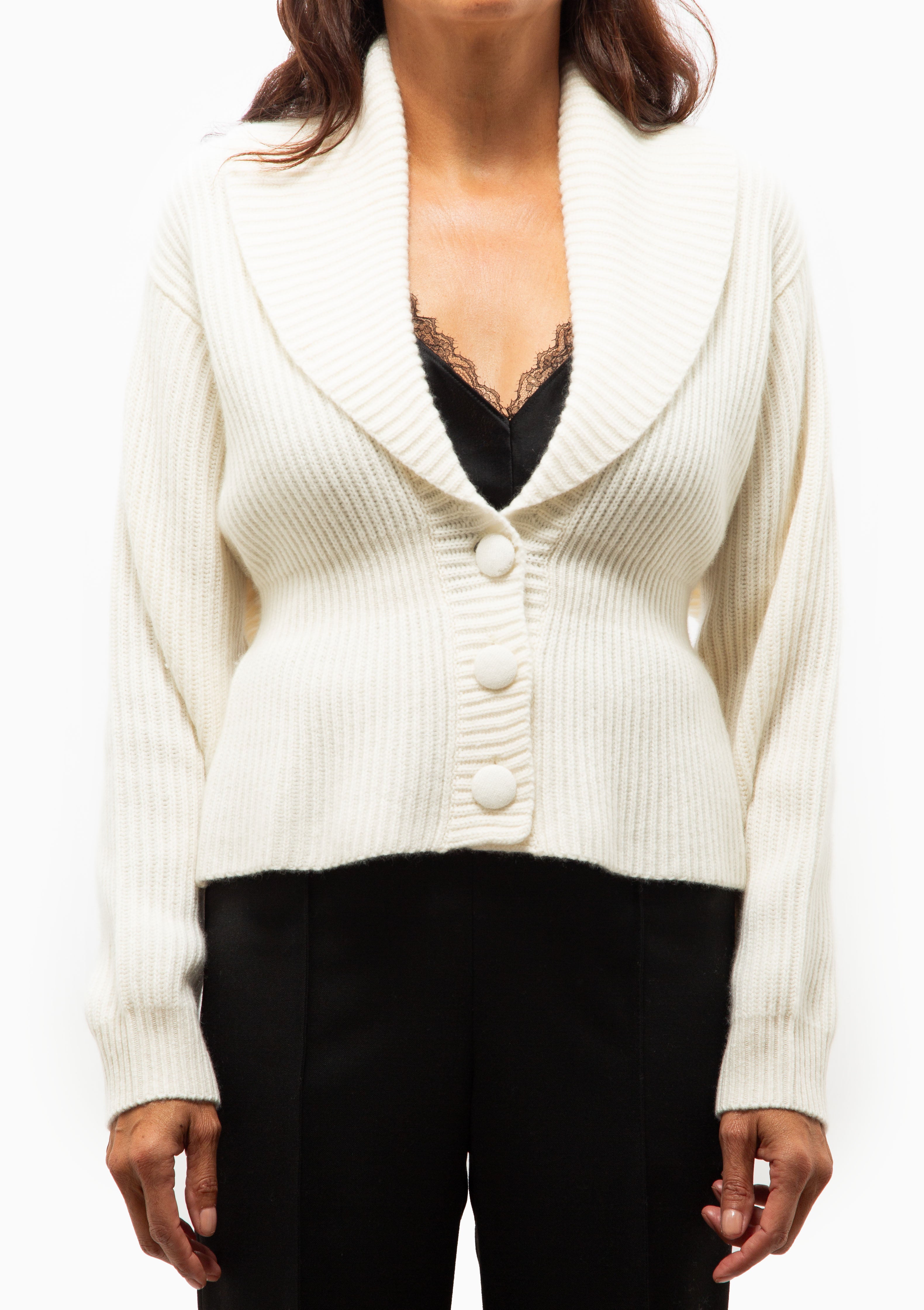 Alessandra Cardigan Jacket | Cream