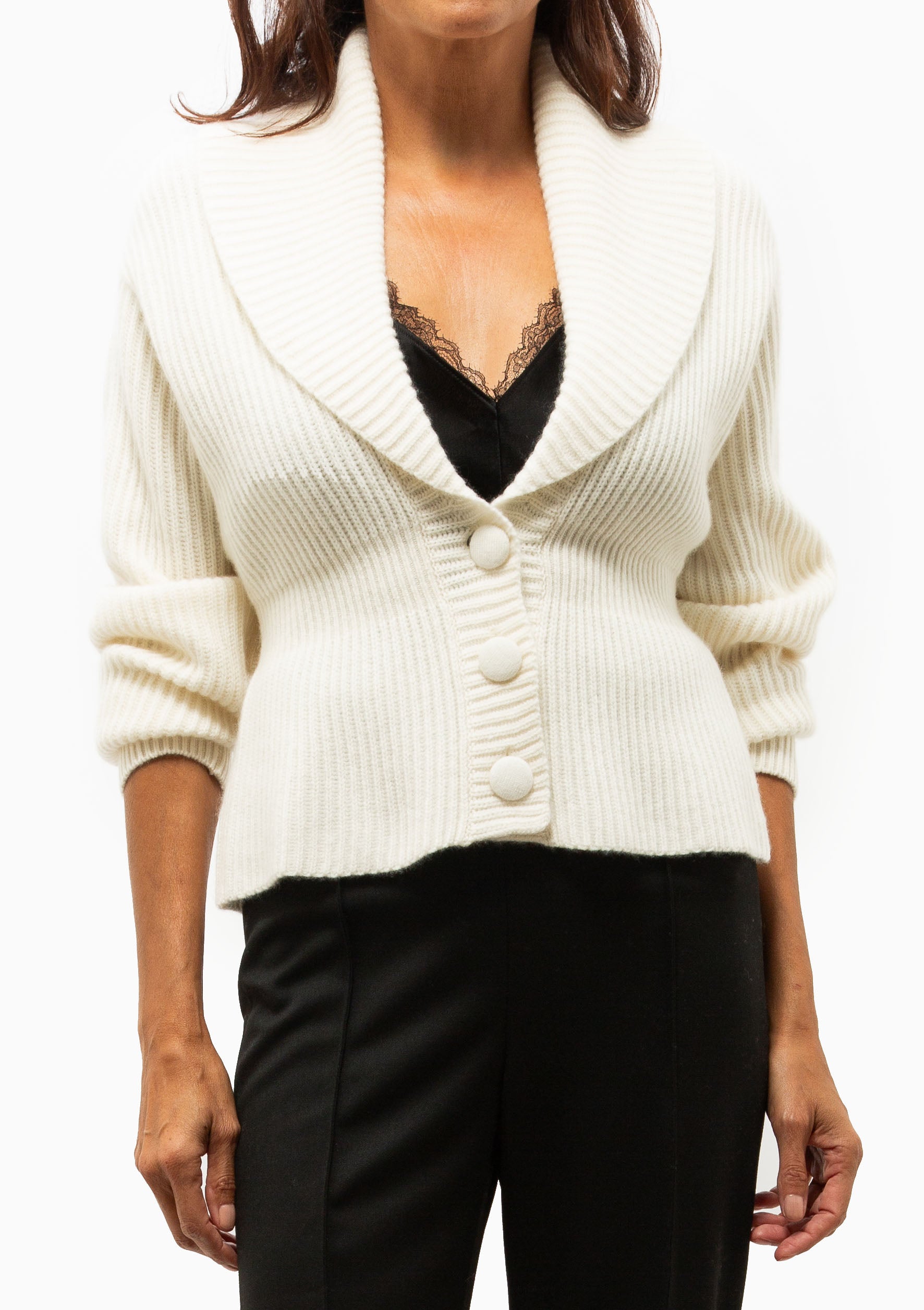 Alessandra Cardigan Jacket | Cream