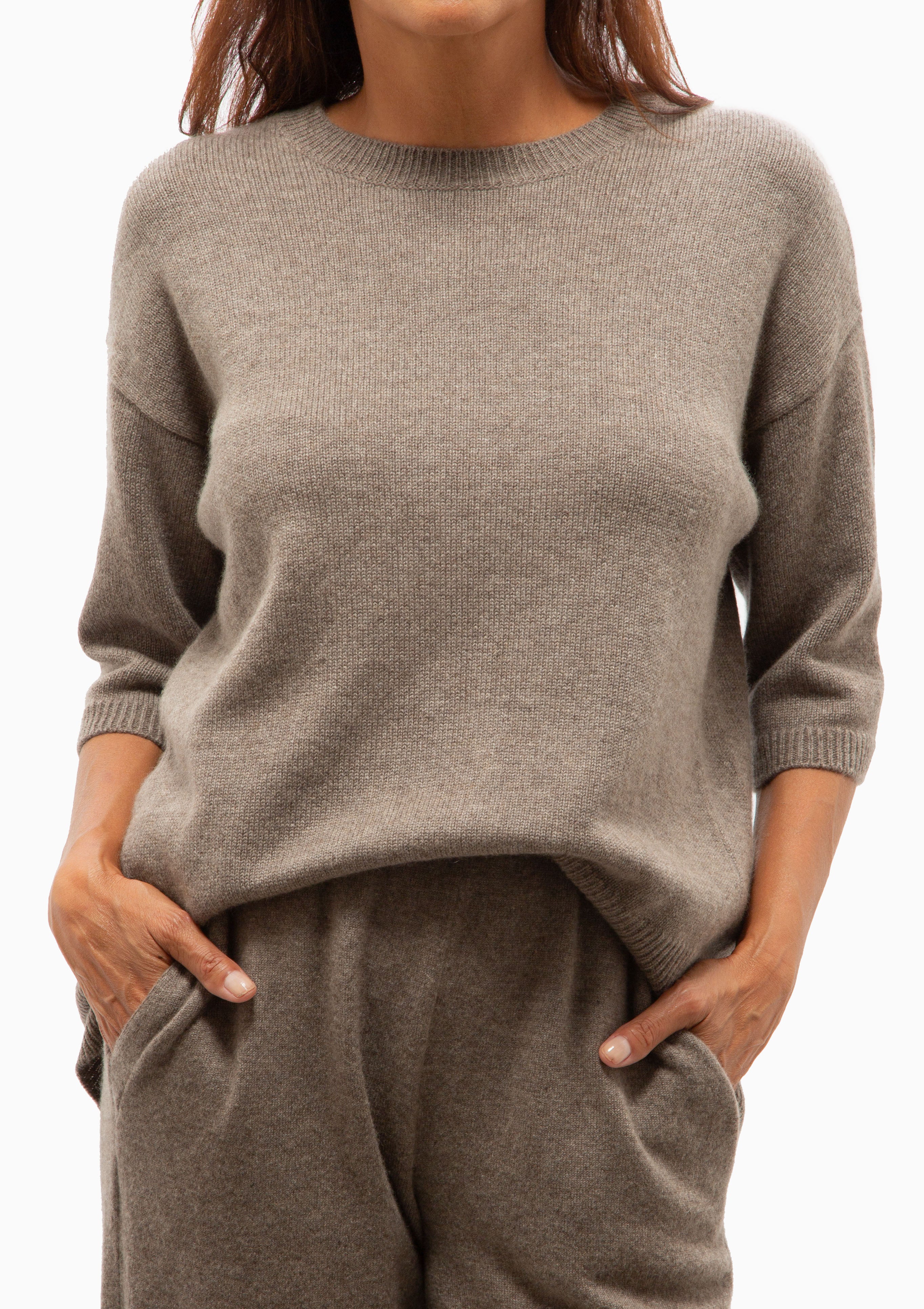 Camille Sweater | Truffle