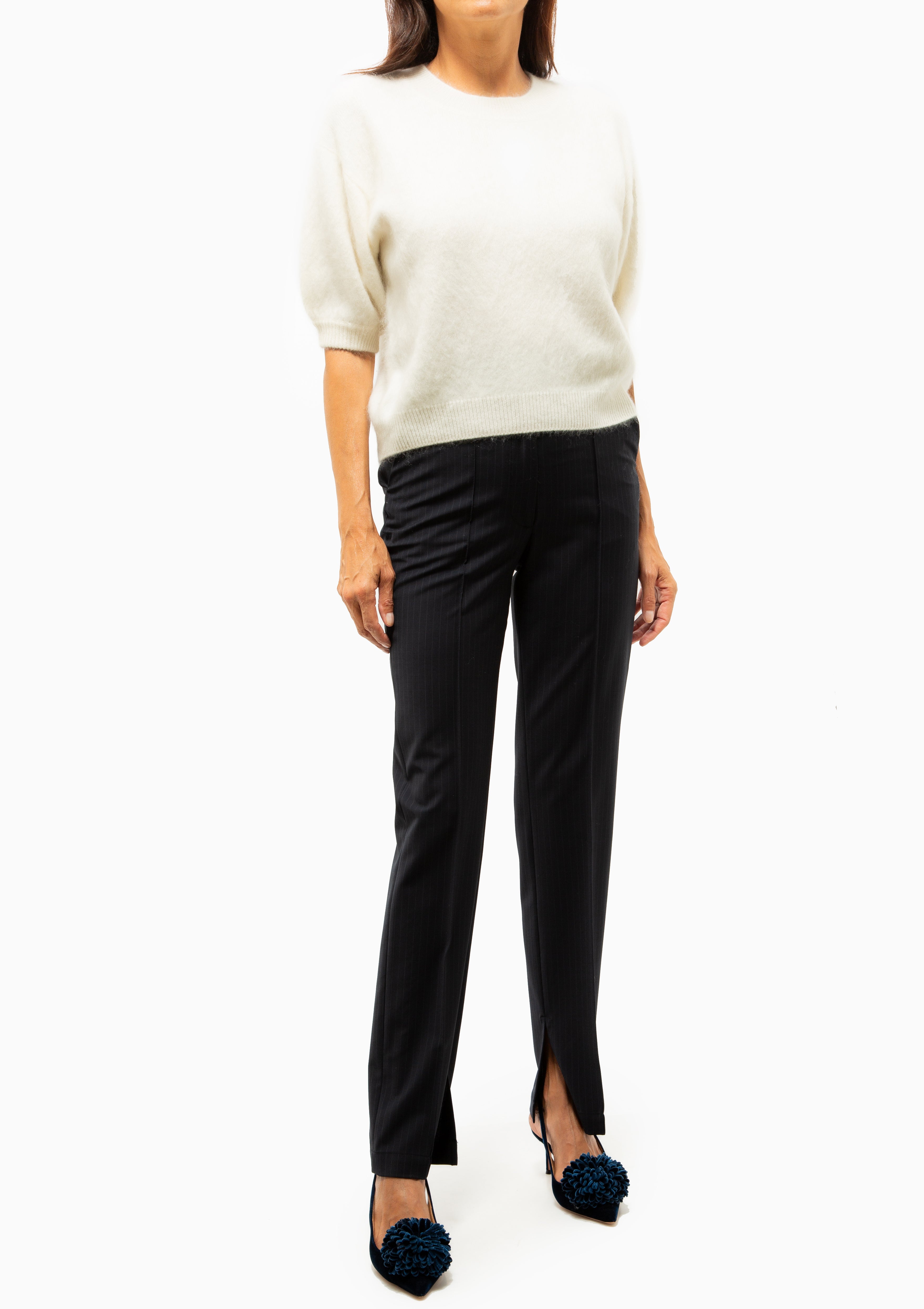 Juniper Sweater | Cream Brushed