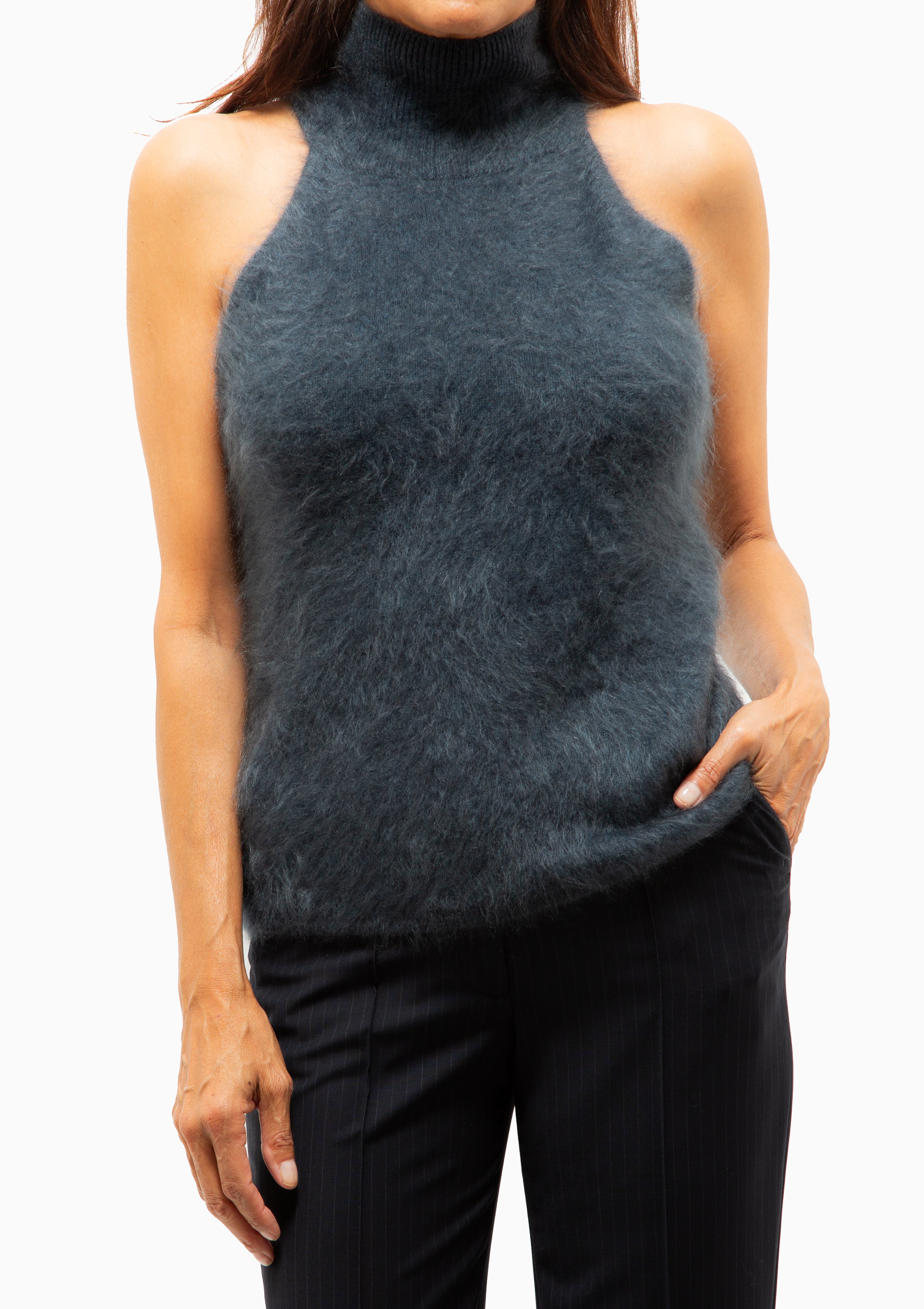 Leya Top | Night Fall Brushed