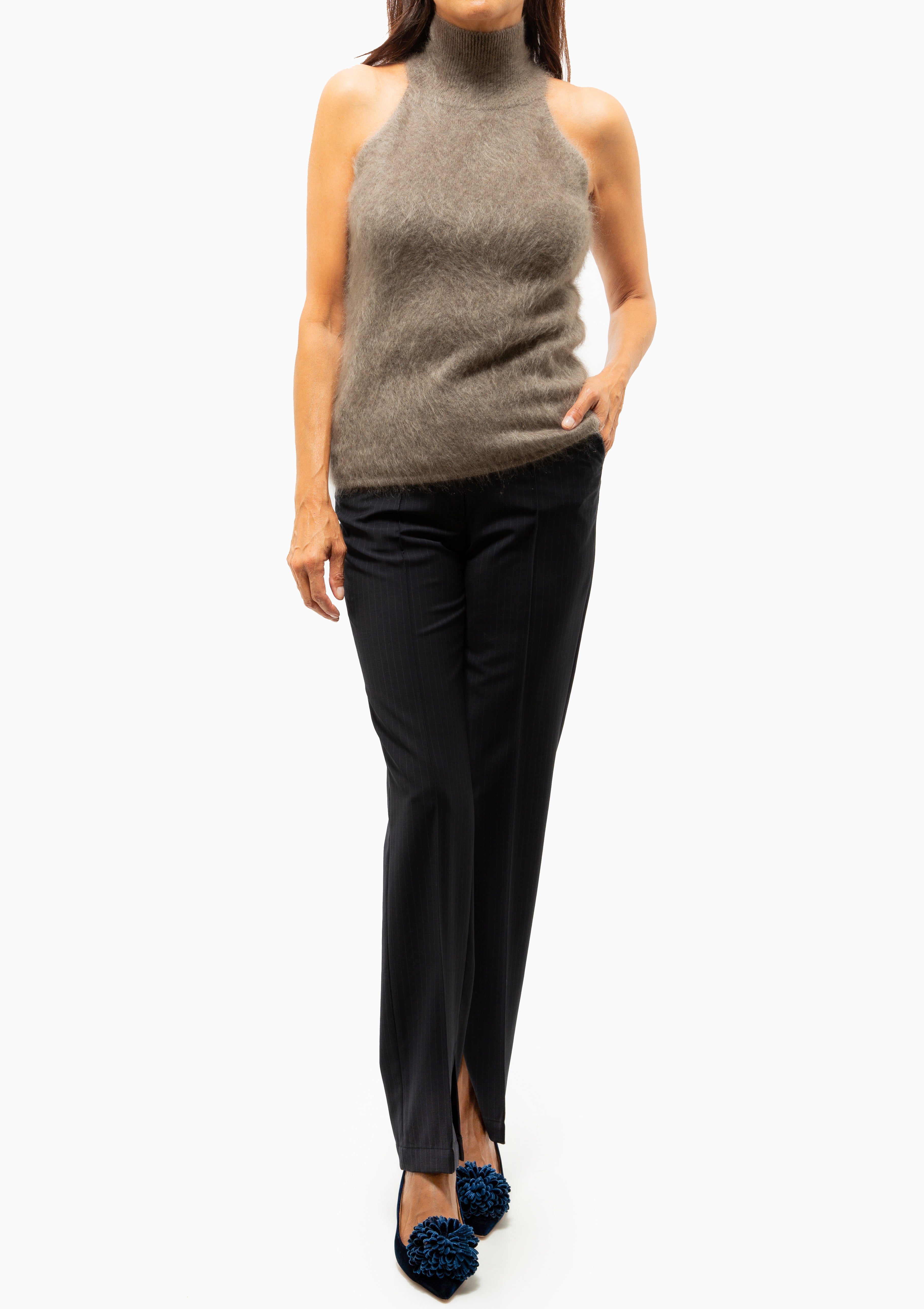 Leya Top | Truffle Brushed