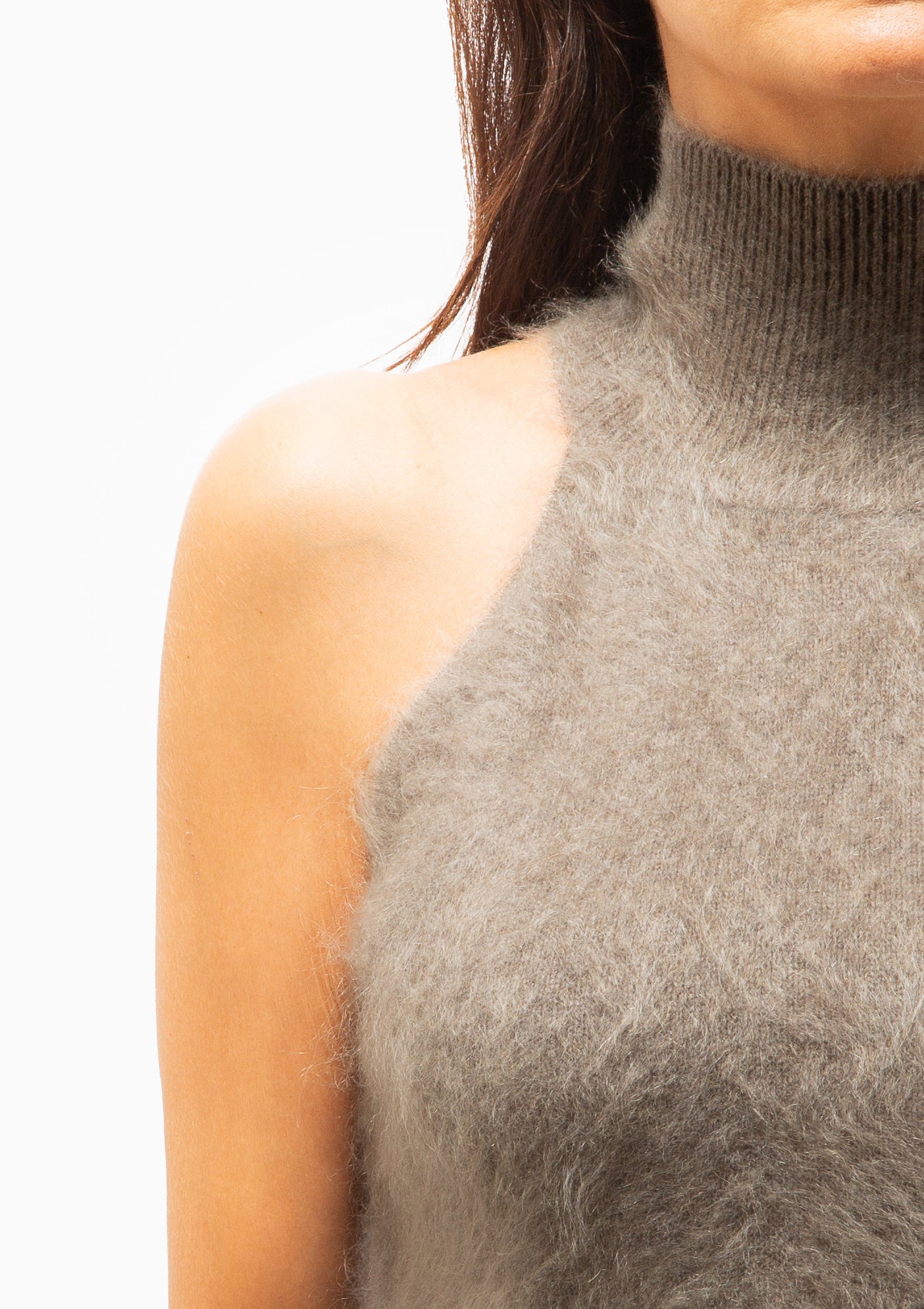Leya Top | Truffle Brushed
