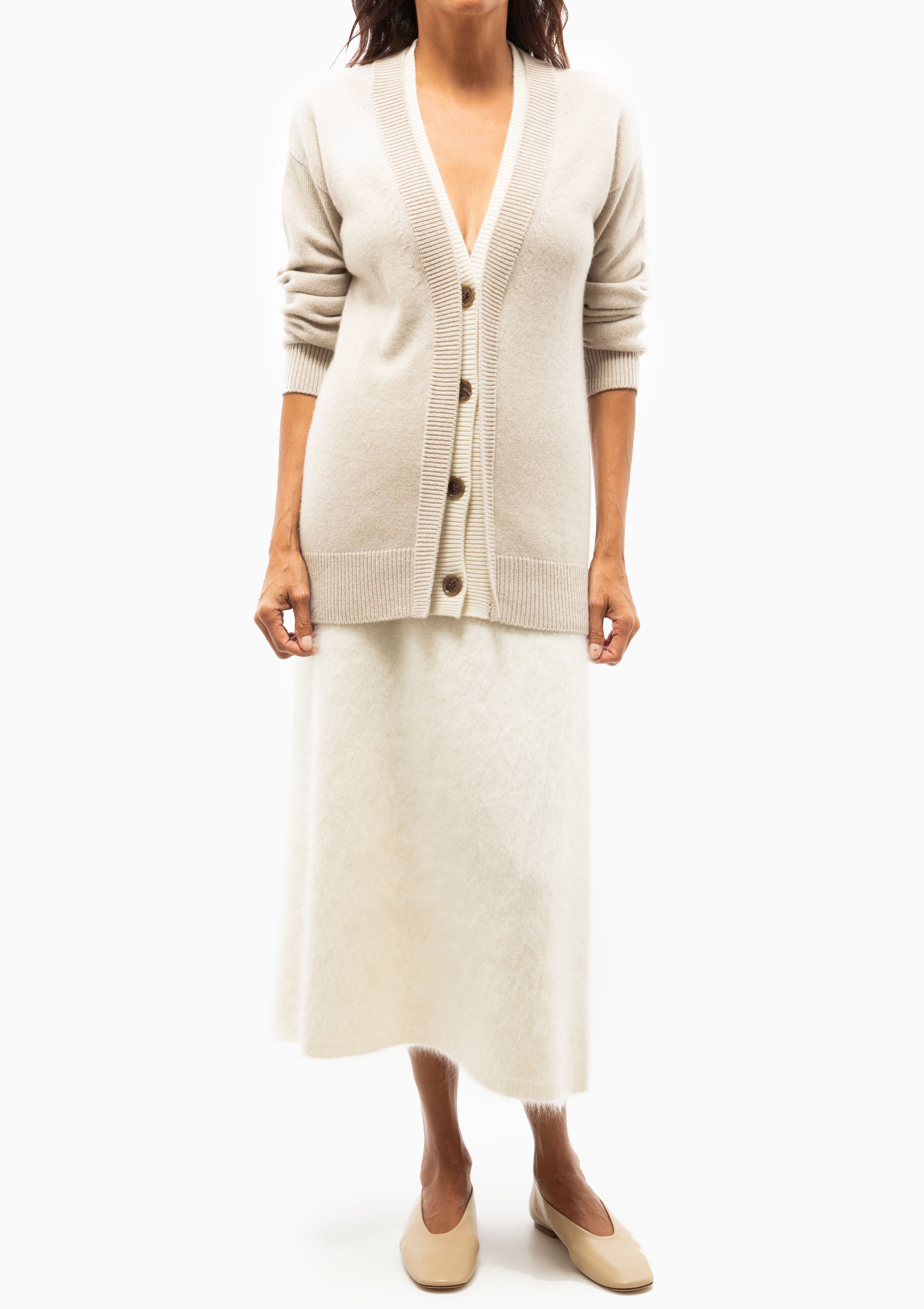 Lili Cardigan | Sand/Cream