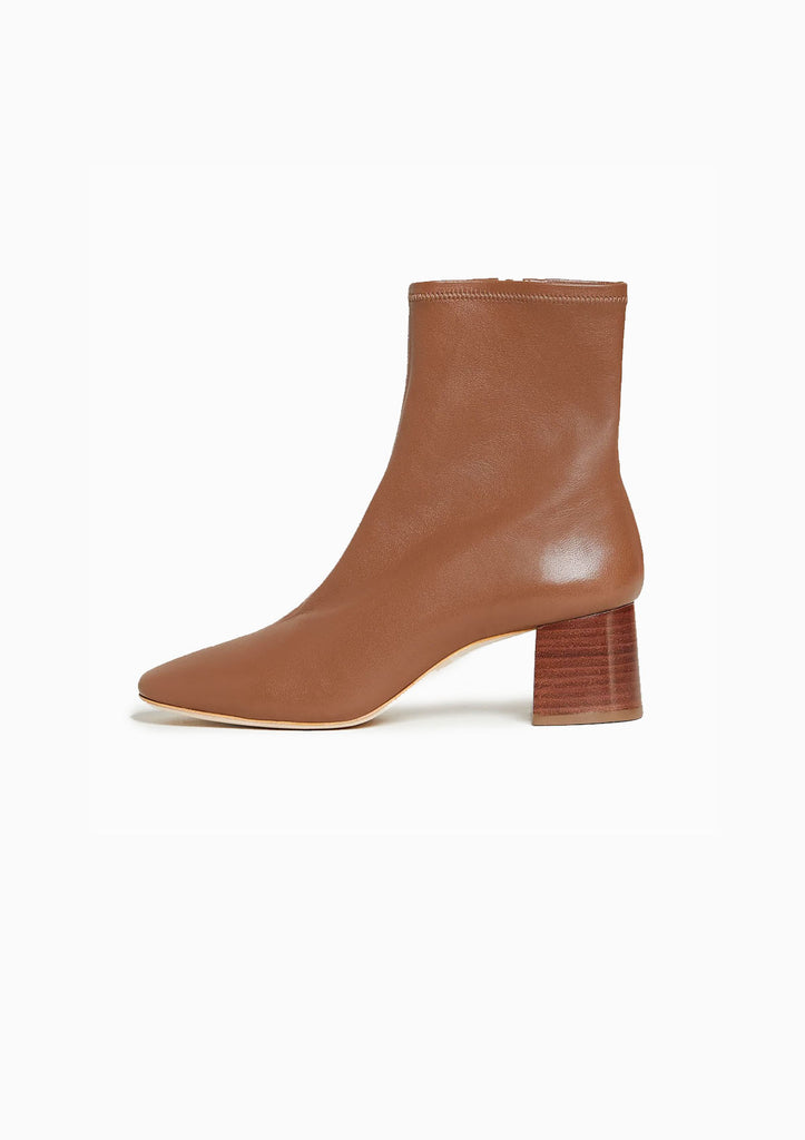 Loeffler Randall Alec Mid Heel Stretch Bootie Acorn DIANI