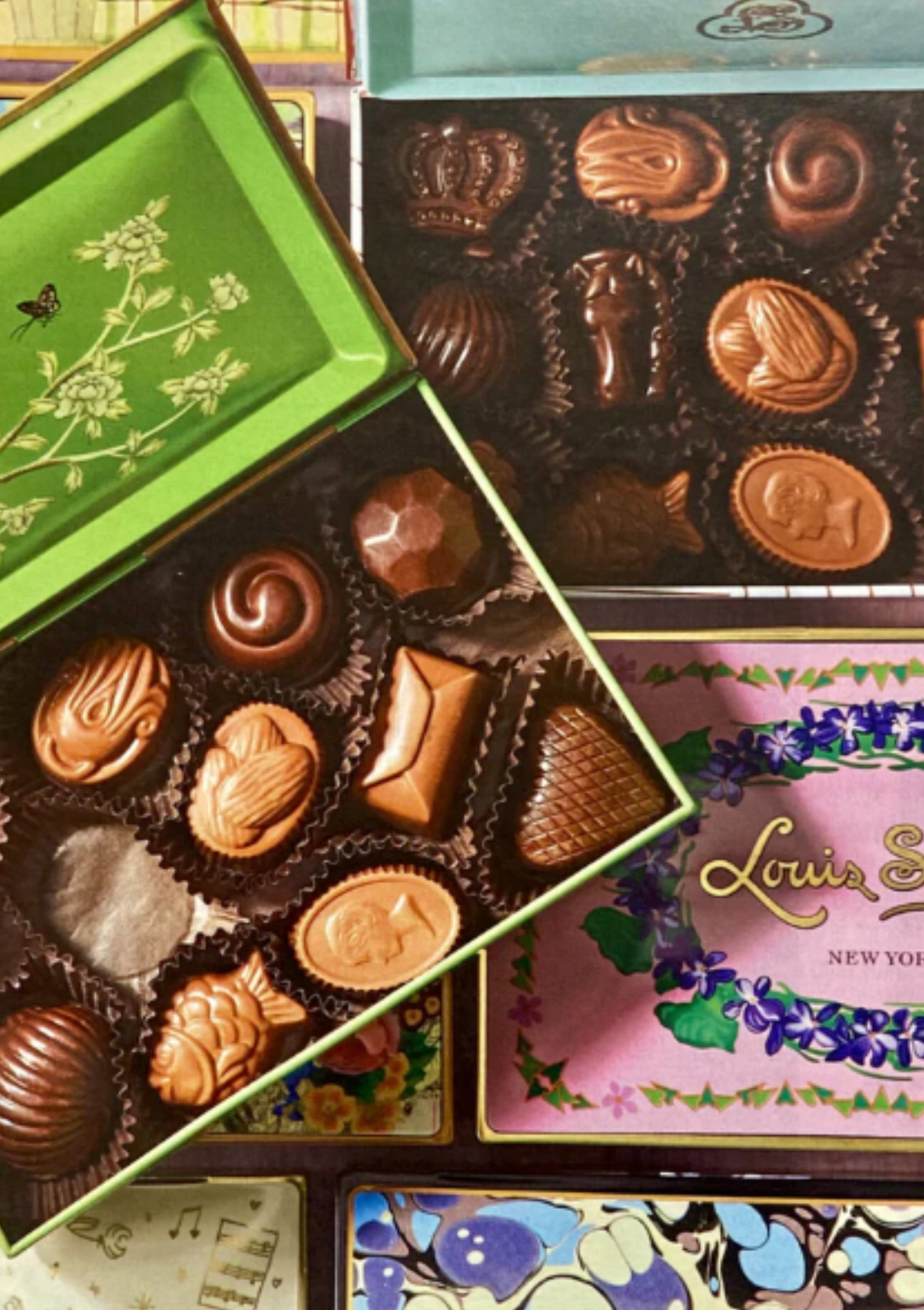 Louis Sherry Chocolates 12-Piece Tin | Monet Water Lilies