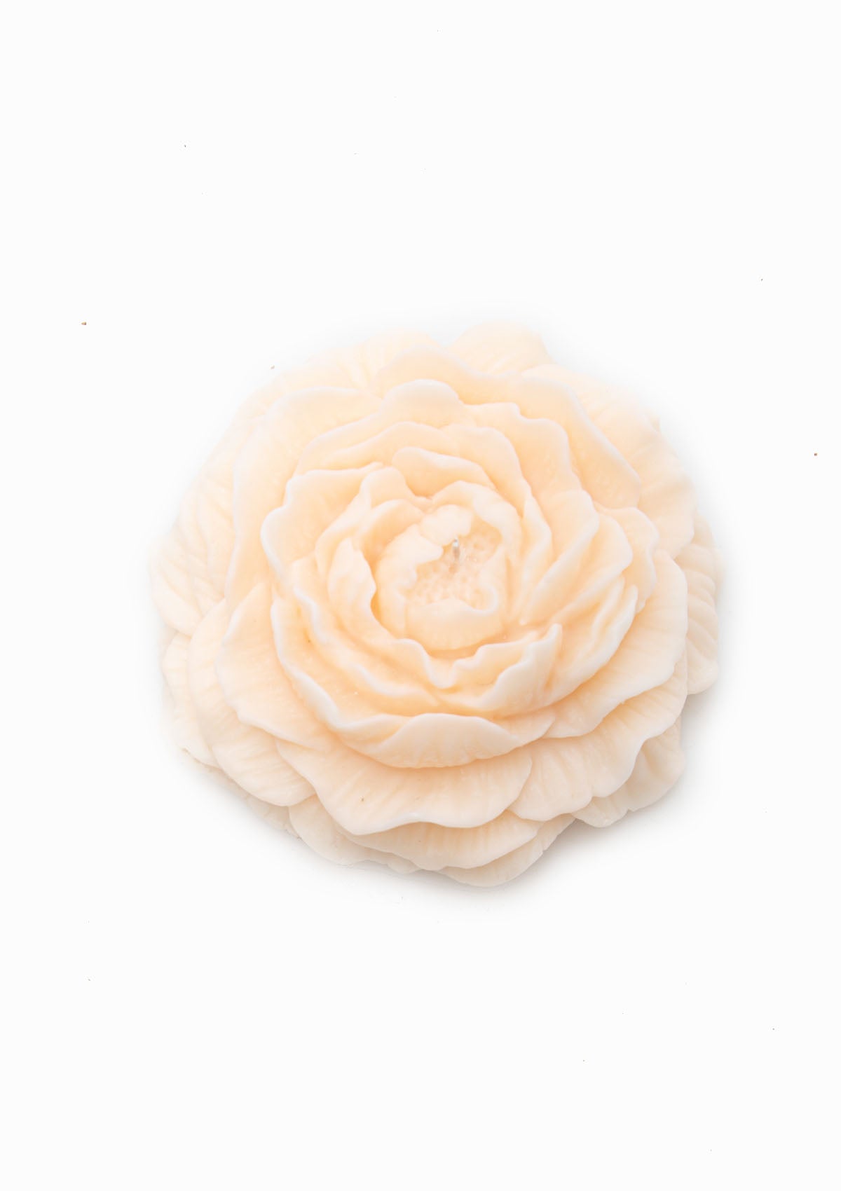 Large Peony Candle | Off White