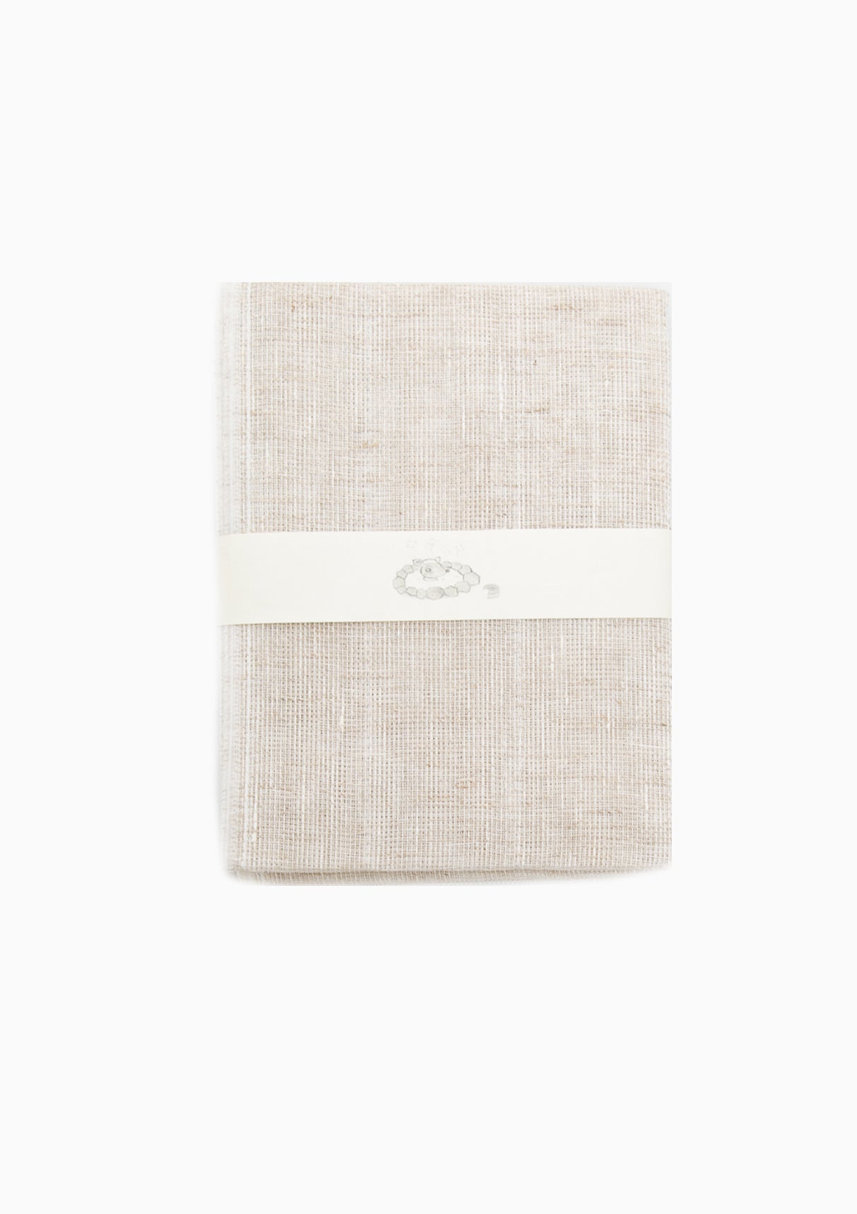Linen Body Scrub Towel | Ivory