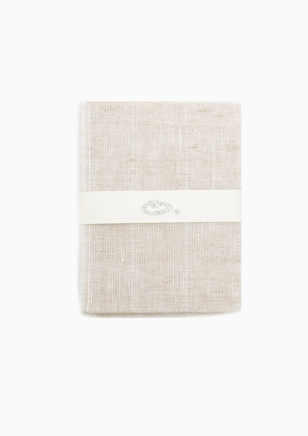 Linen Body Scrub Towel | Ivory