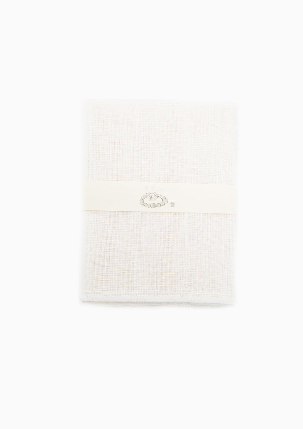 Linen Body Scrub Towel  | White