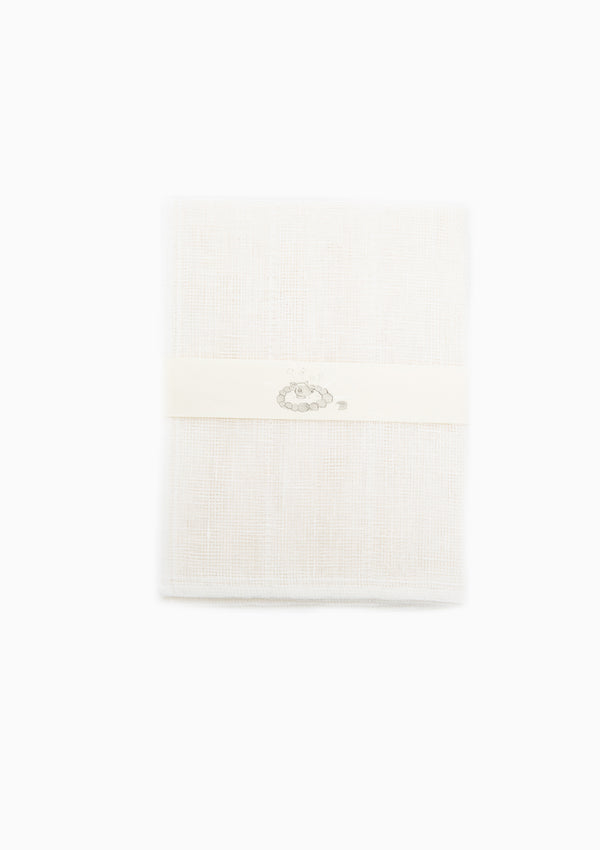 Linen Body Scrub Towel  | White