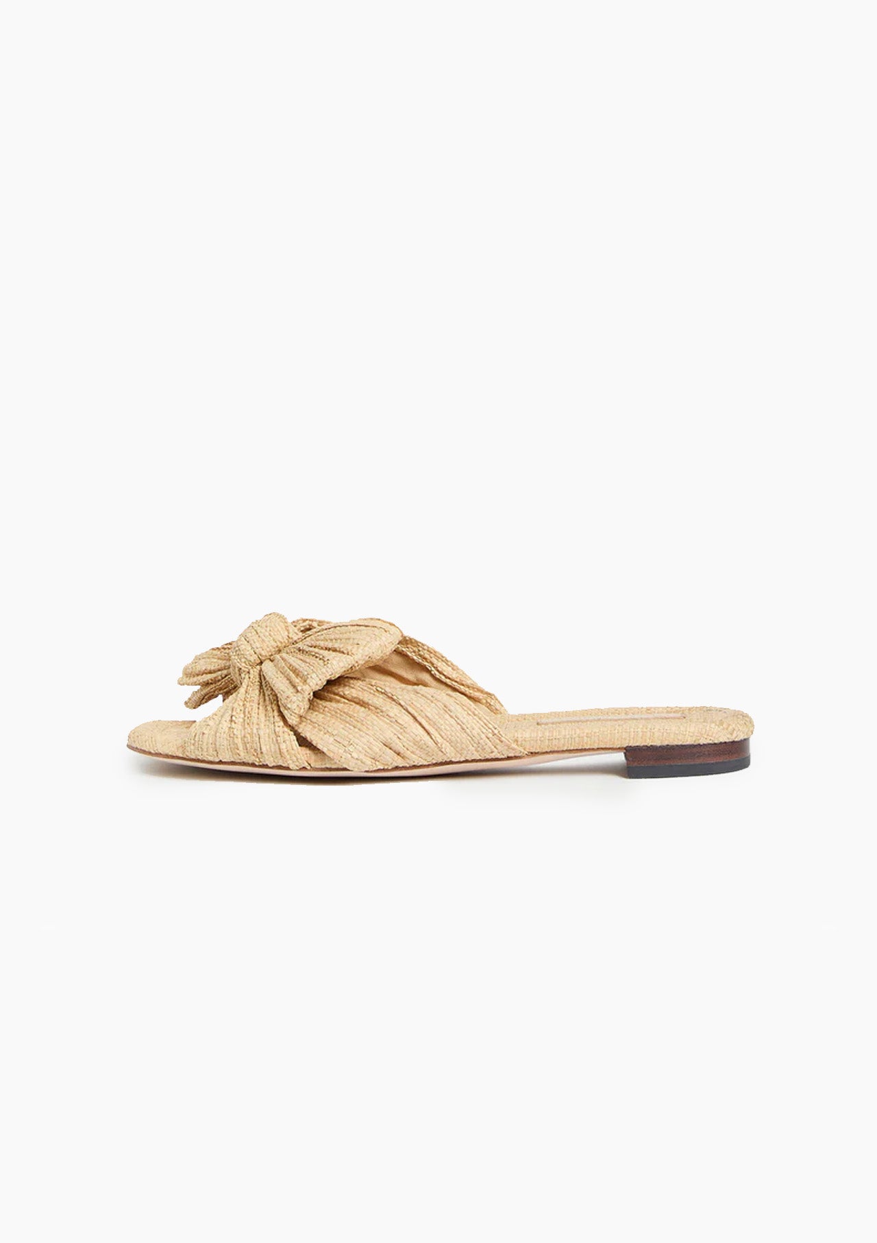 Daphne Bow Slide Sandal | Natural