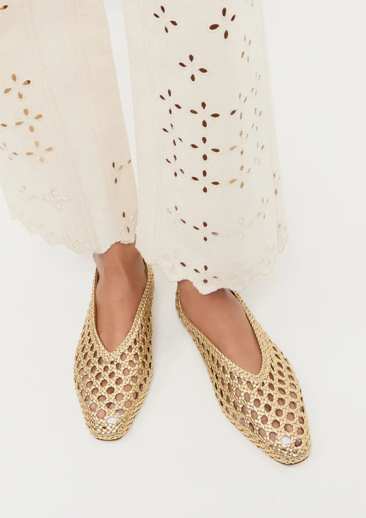 Emery Ballet Flat | Gold