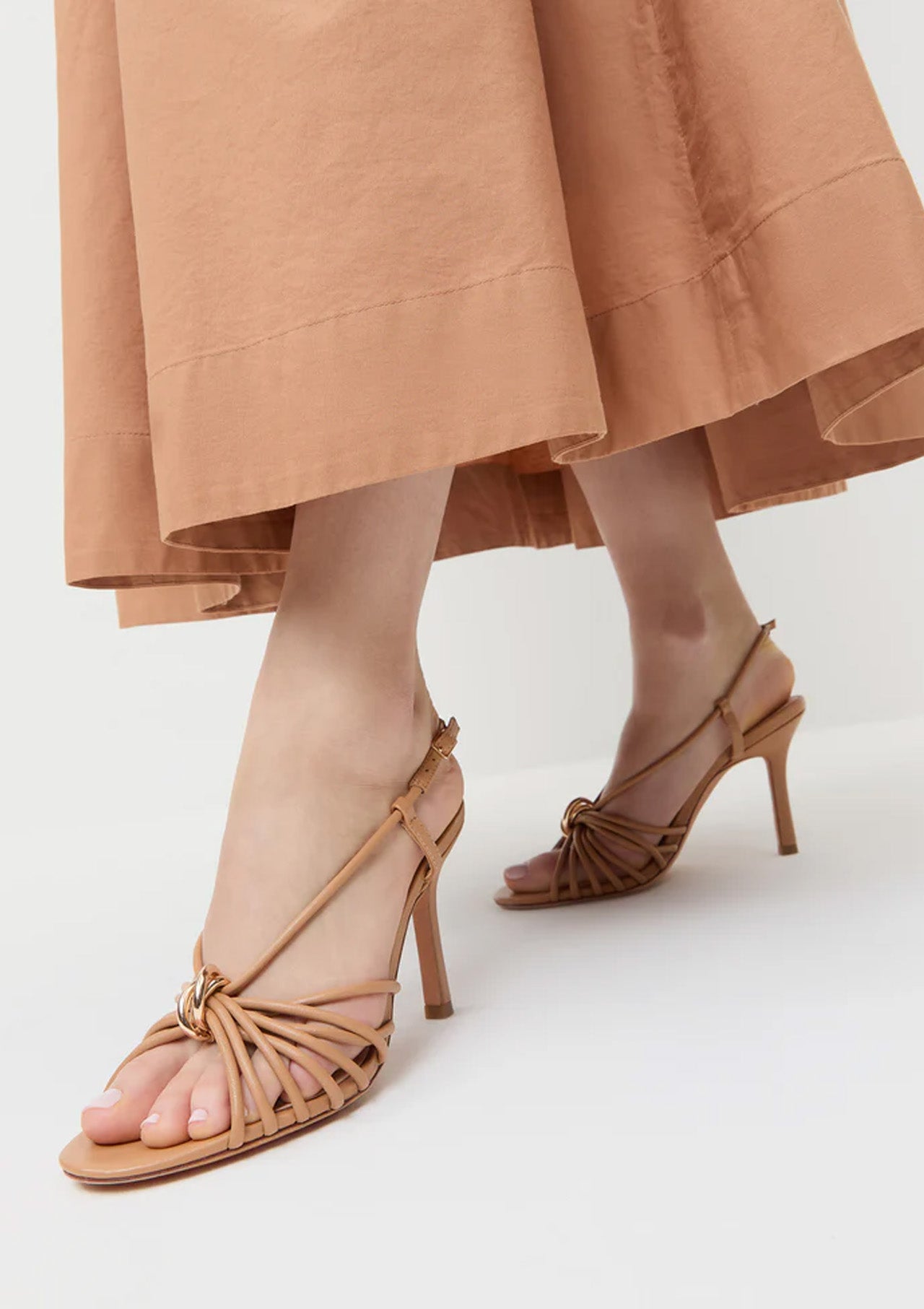 Mareka Leather Heeled Sandal | Dune