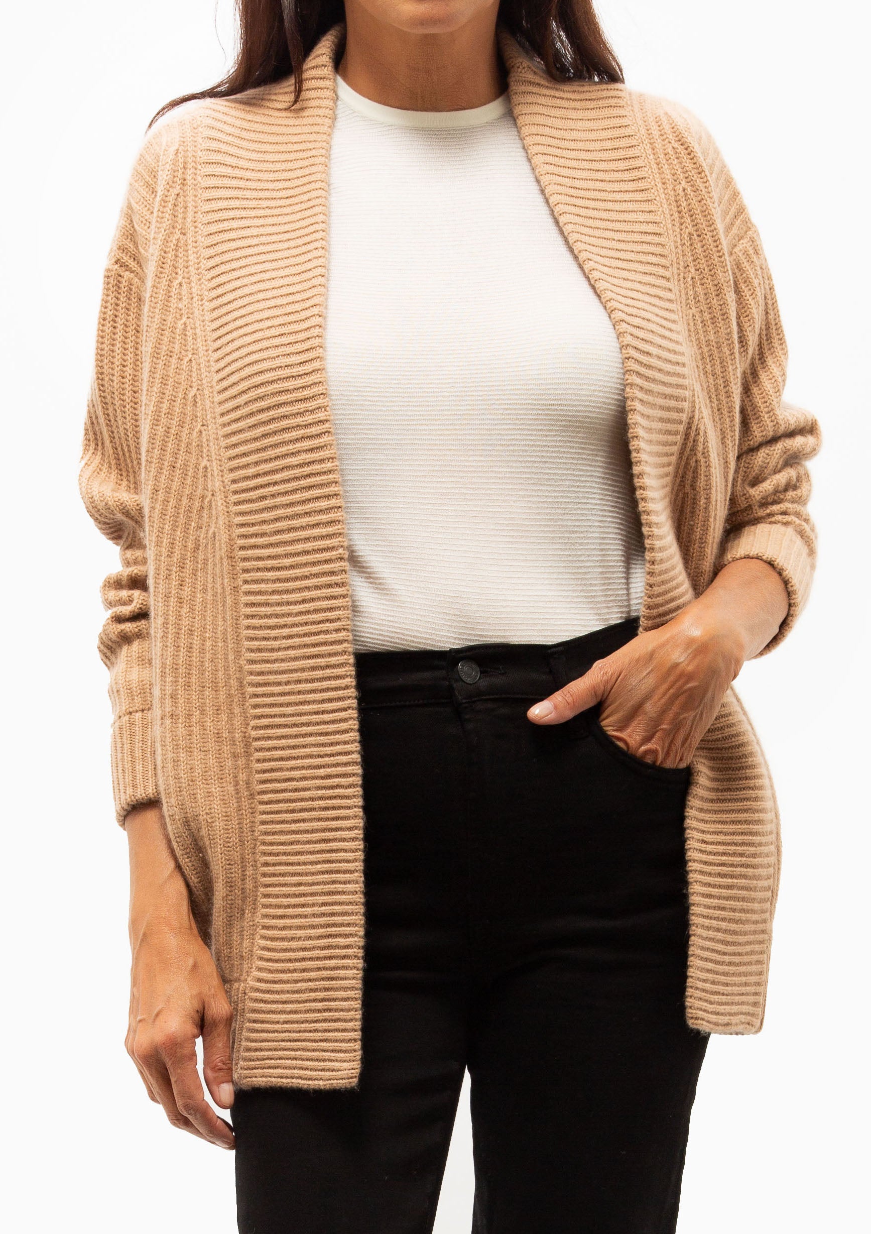 Baxter Cardigan | Camel