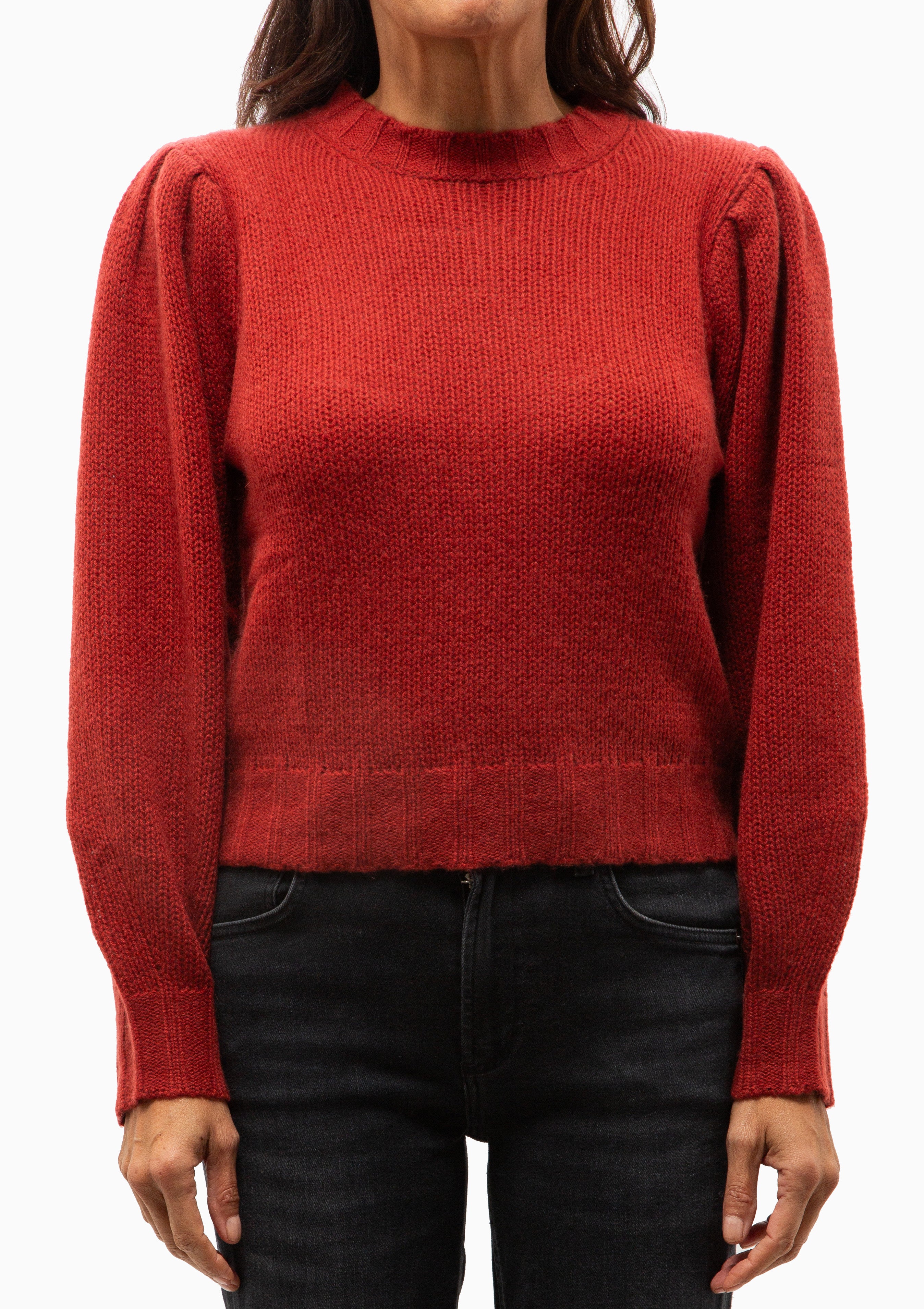 Blue Pansy Top | Rusty Red