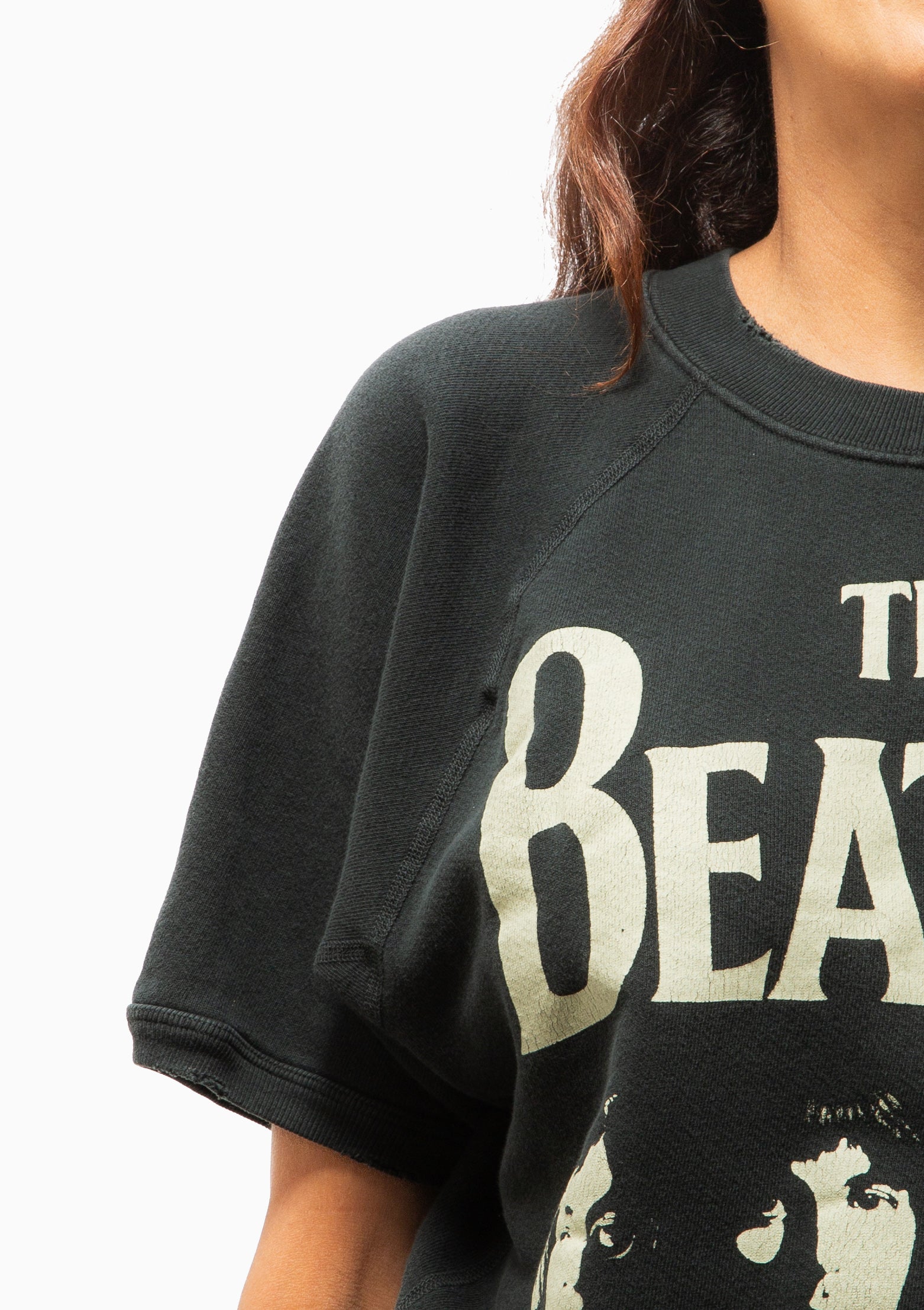Beatles Short Sleeve Sweatshirt | Coal Pigment
