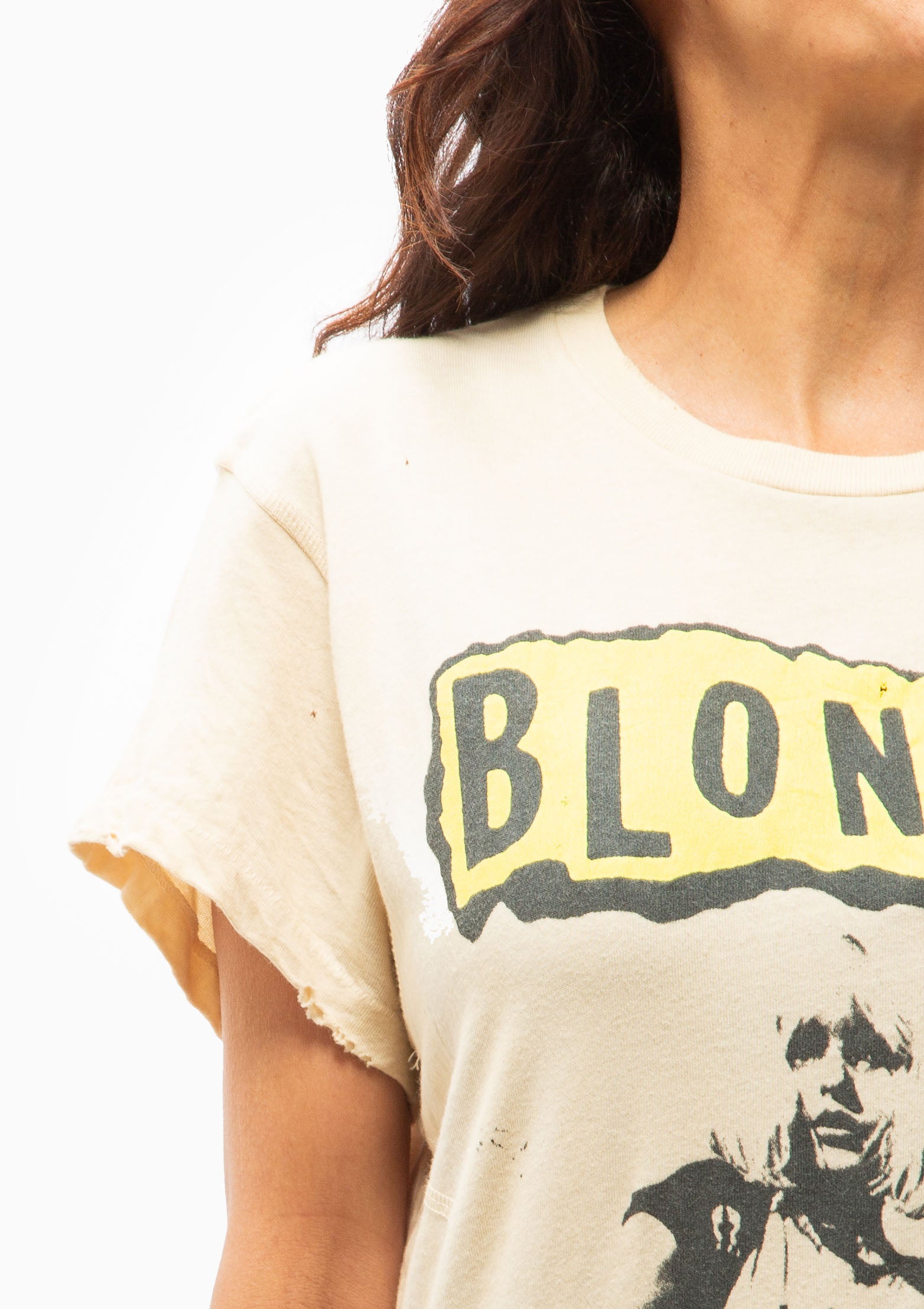 Blondie Crew Tee | Tea Stained