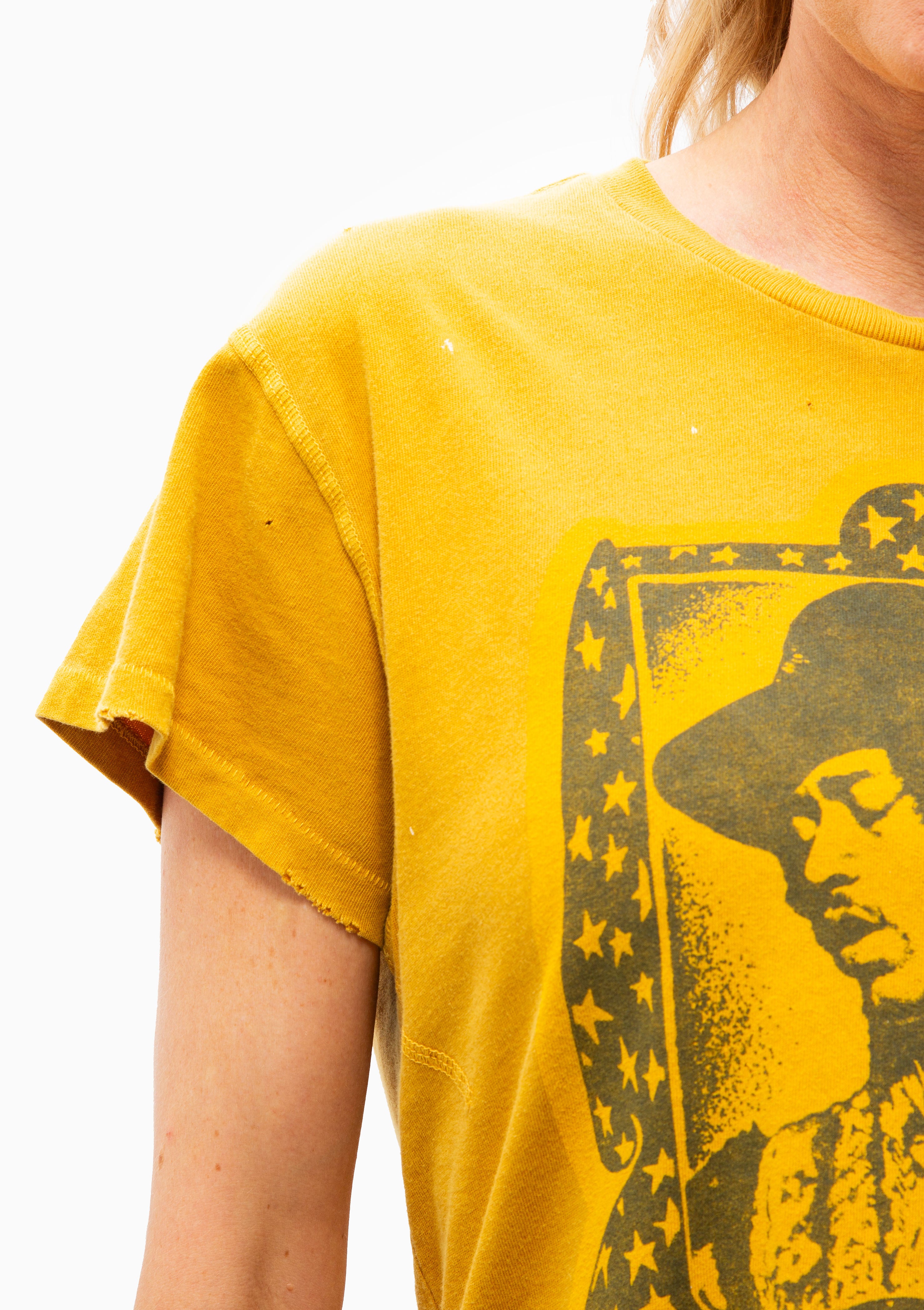 Jimi Hendrix Crew Tee | Mustard